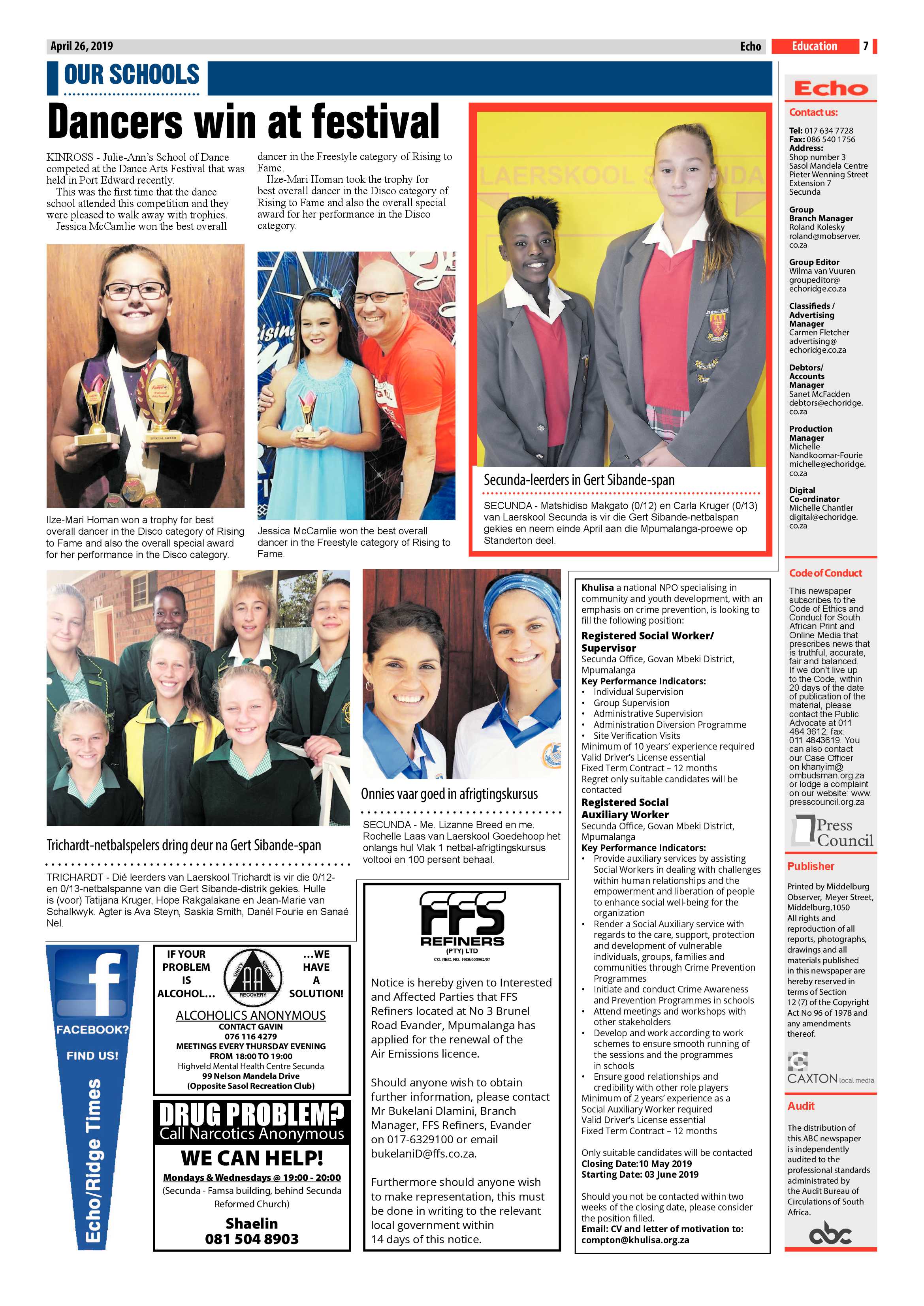 Echo 26 April 2019 page 7