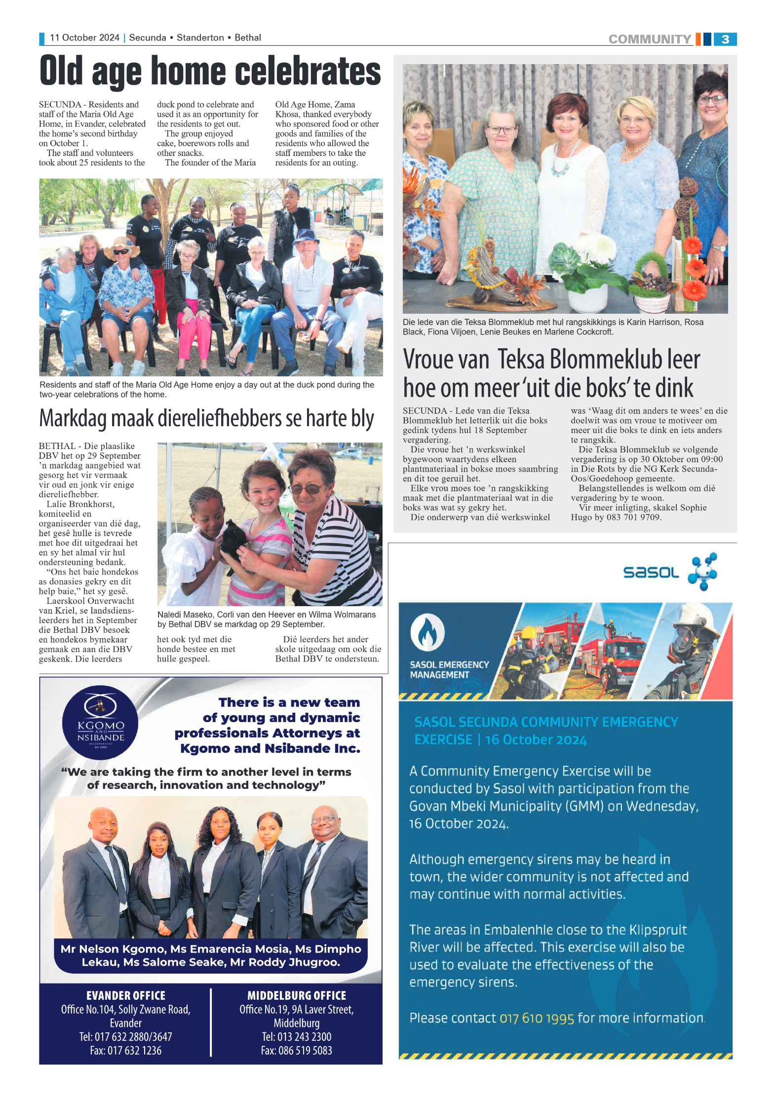 Ridge Times 11 October 2024 page 3