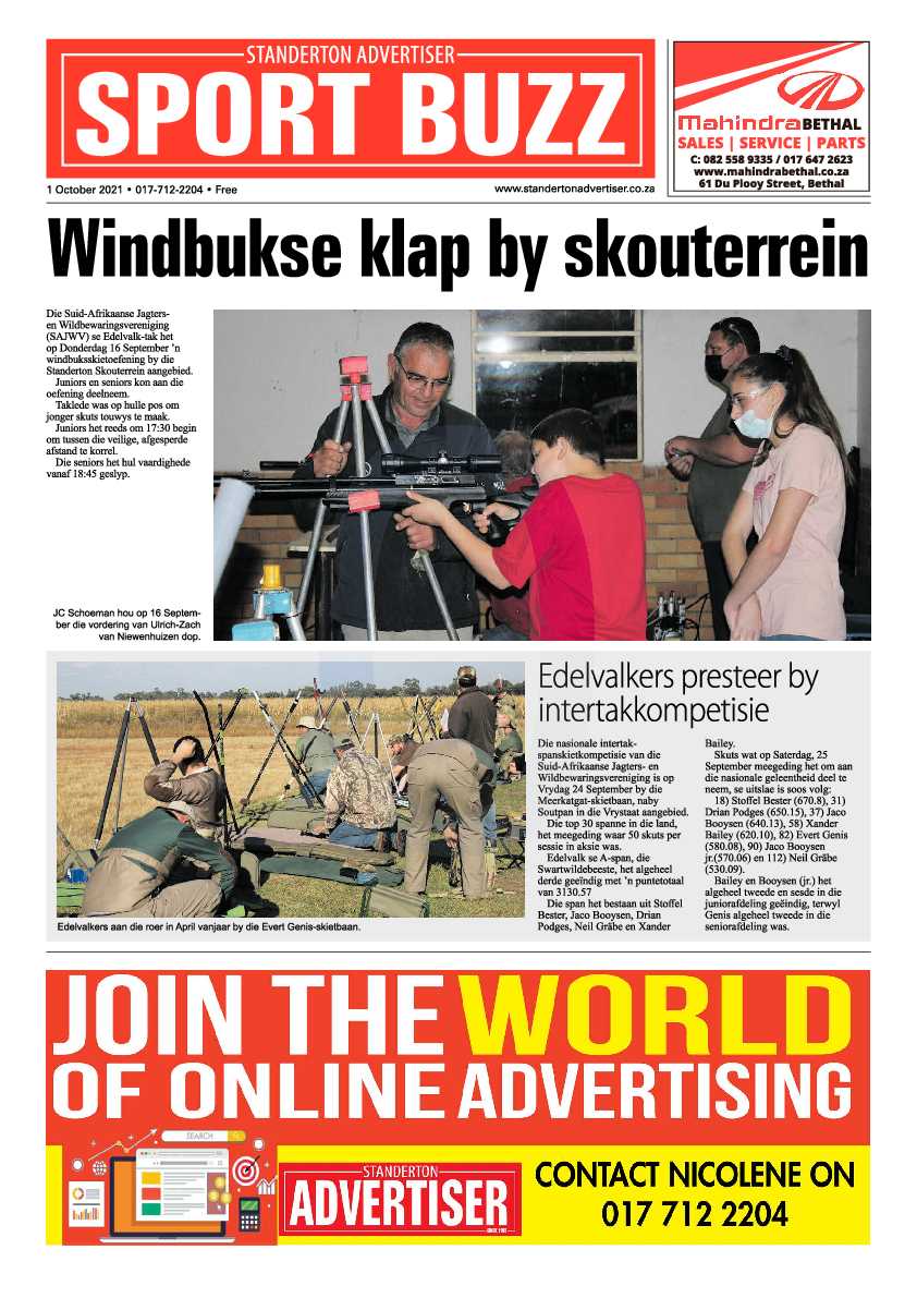 Standerton Advertiser 01 October 2021 page 12
