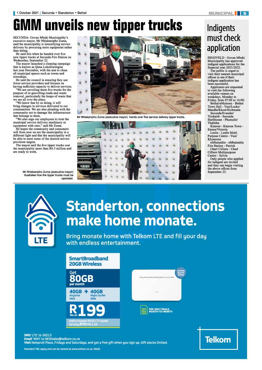 Standerton Advertiser 01 October 2021 page 5