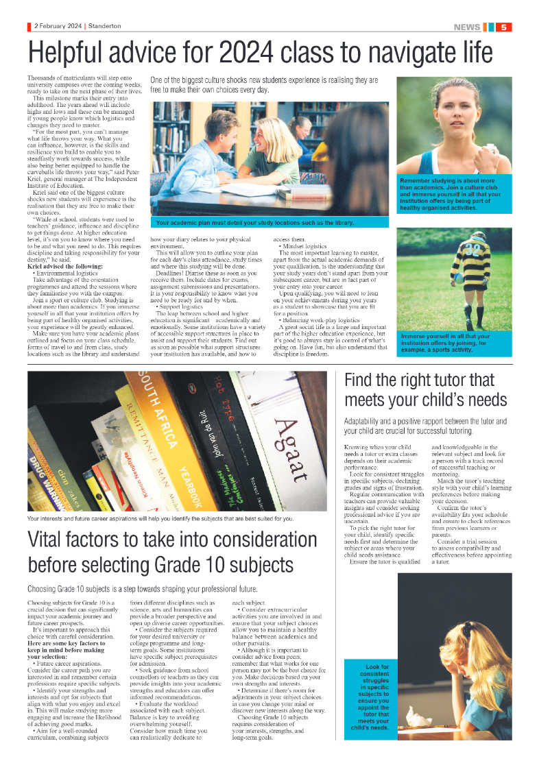 Standerton Advertiser 02 February 2024 page 5