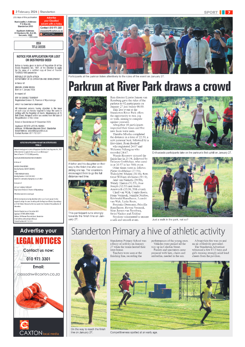 Standerton Advertiser 02 February 2024 page 7