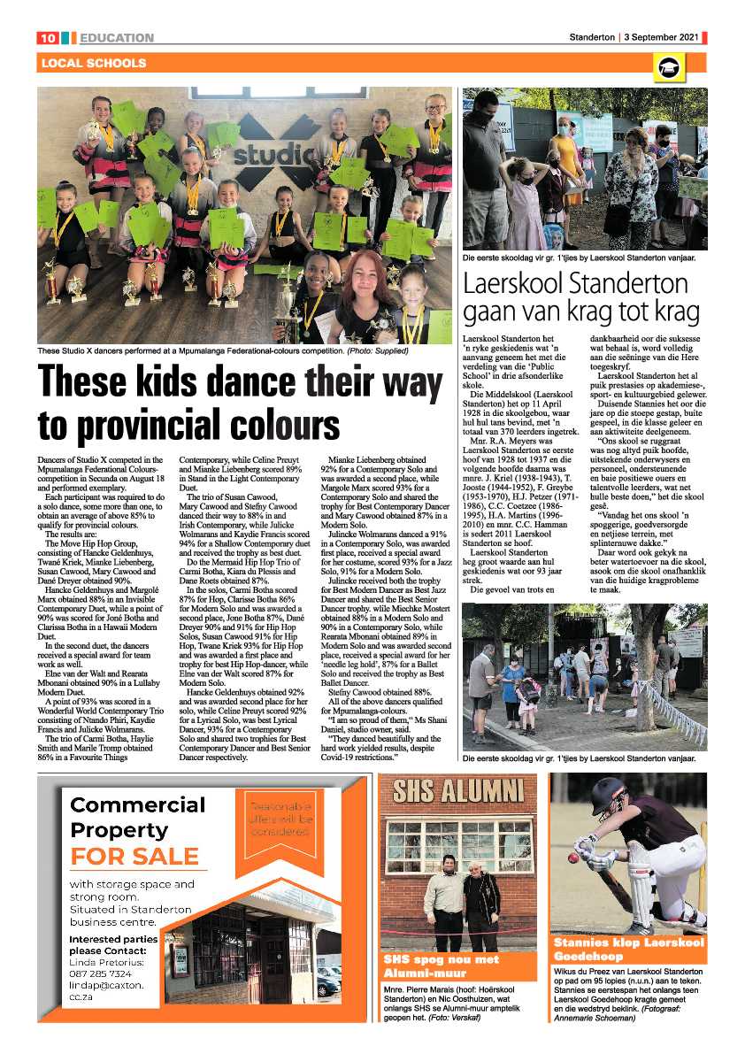 Standerton Advertiser 03 September 2021 page 10