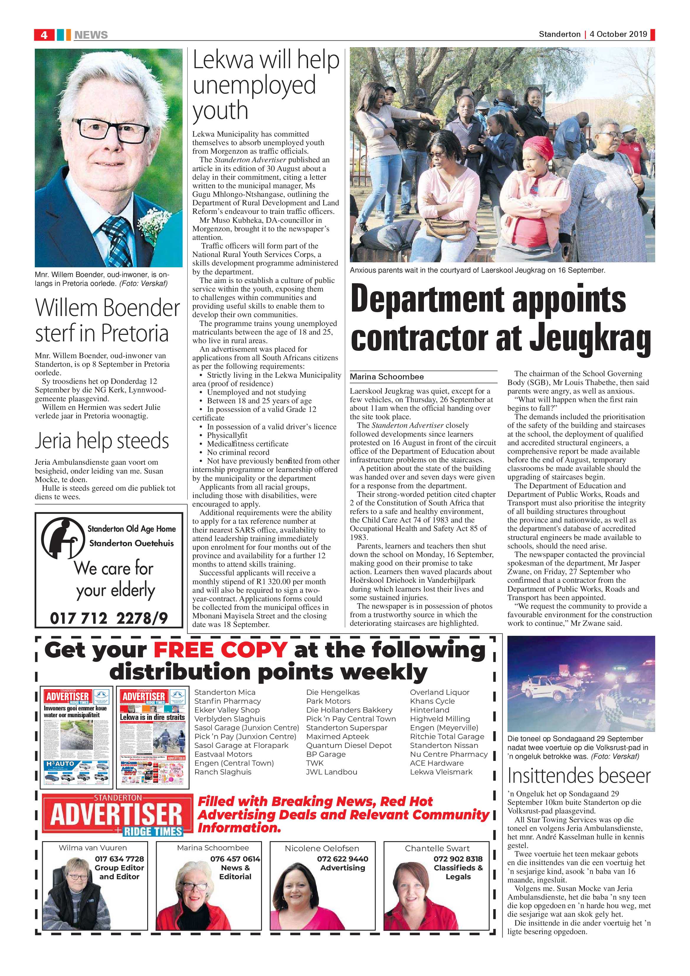 Standerton Advertiser 4 Oct 2019 page 4