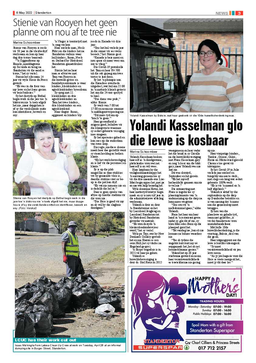 Standerton Advertiser 06 May 2022 page 3