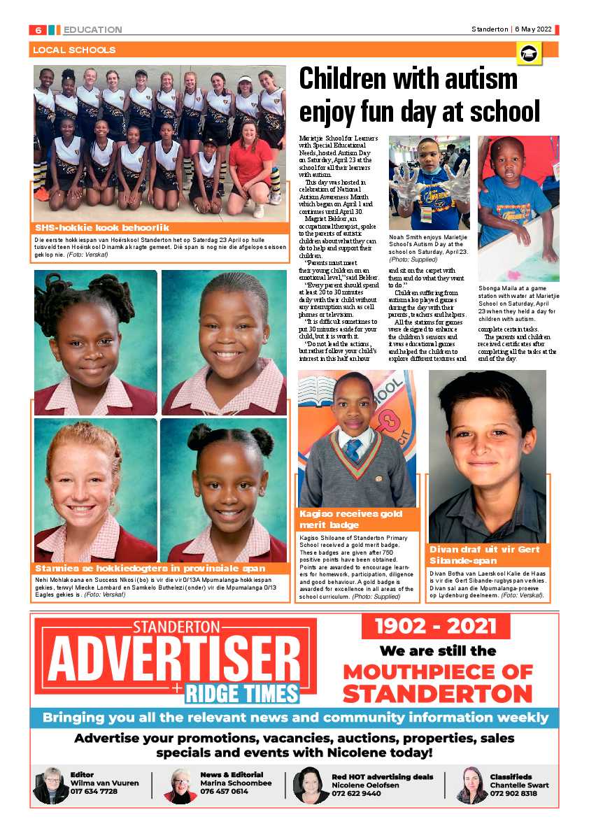 Standerton Advertiser 06 May 2022 page 6