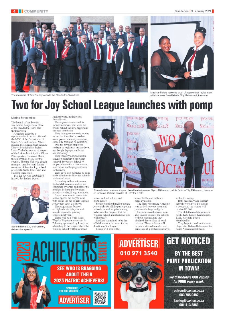 Standerton Advertiser 09 February 2024 page 4