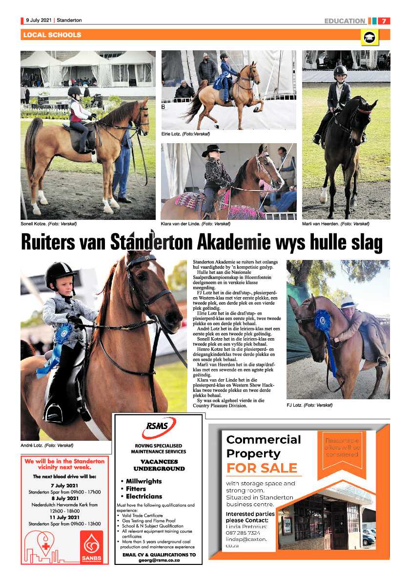 Standerton Advertiser 09 July 2021 page 7