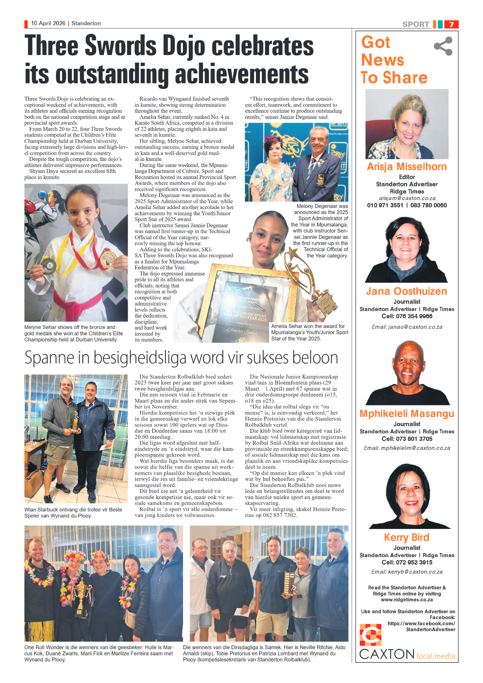 Standerton Advertiser 10 April 2026 page 7