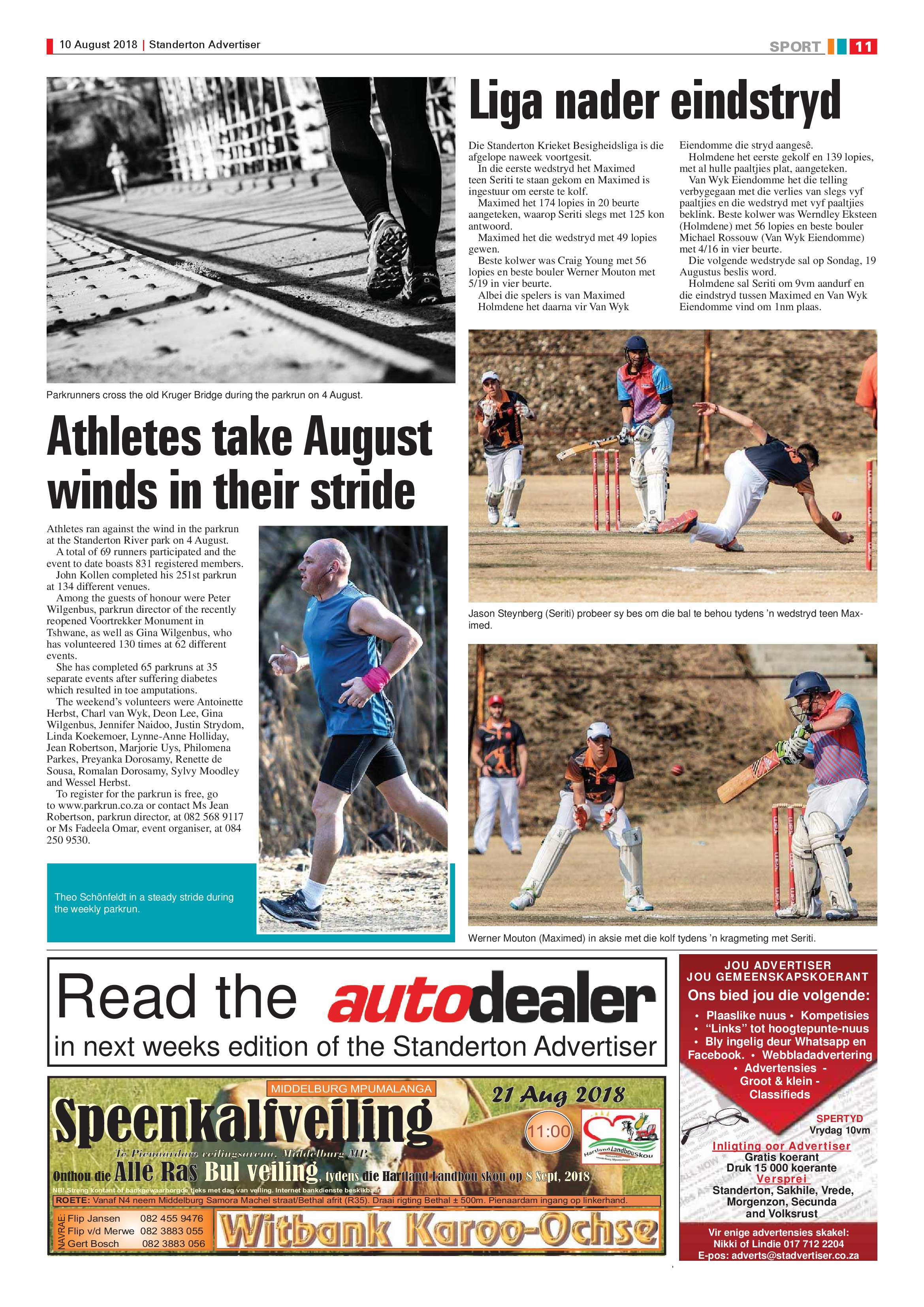 Standerton Advertiser 10 August 2018 page 11