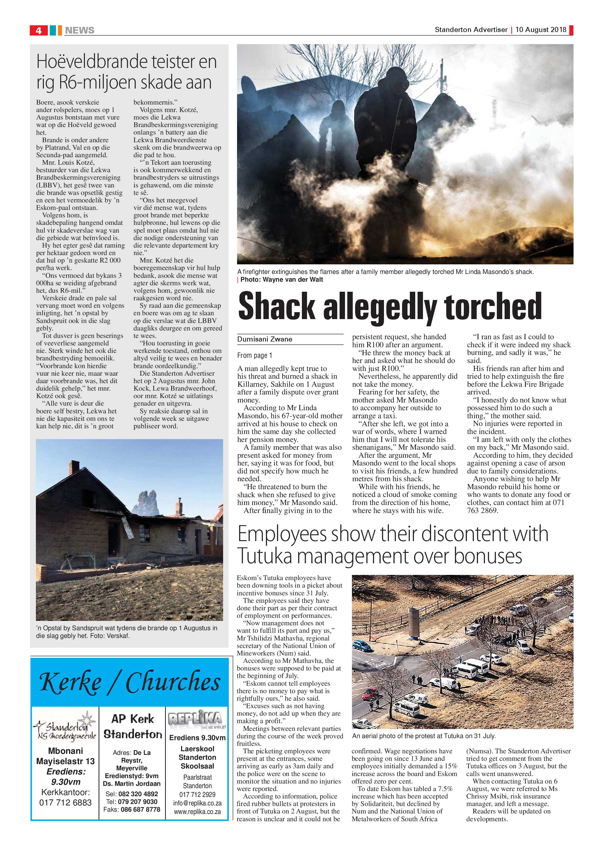Standerton Advertiser 10 August 2018 page 4