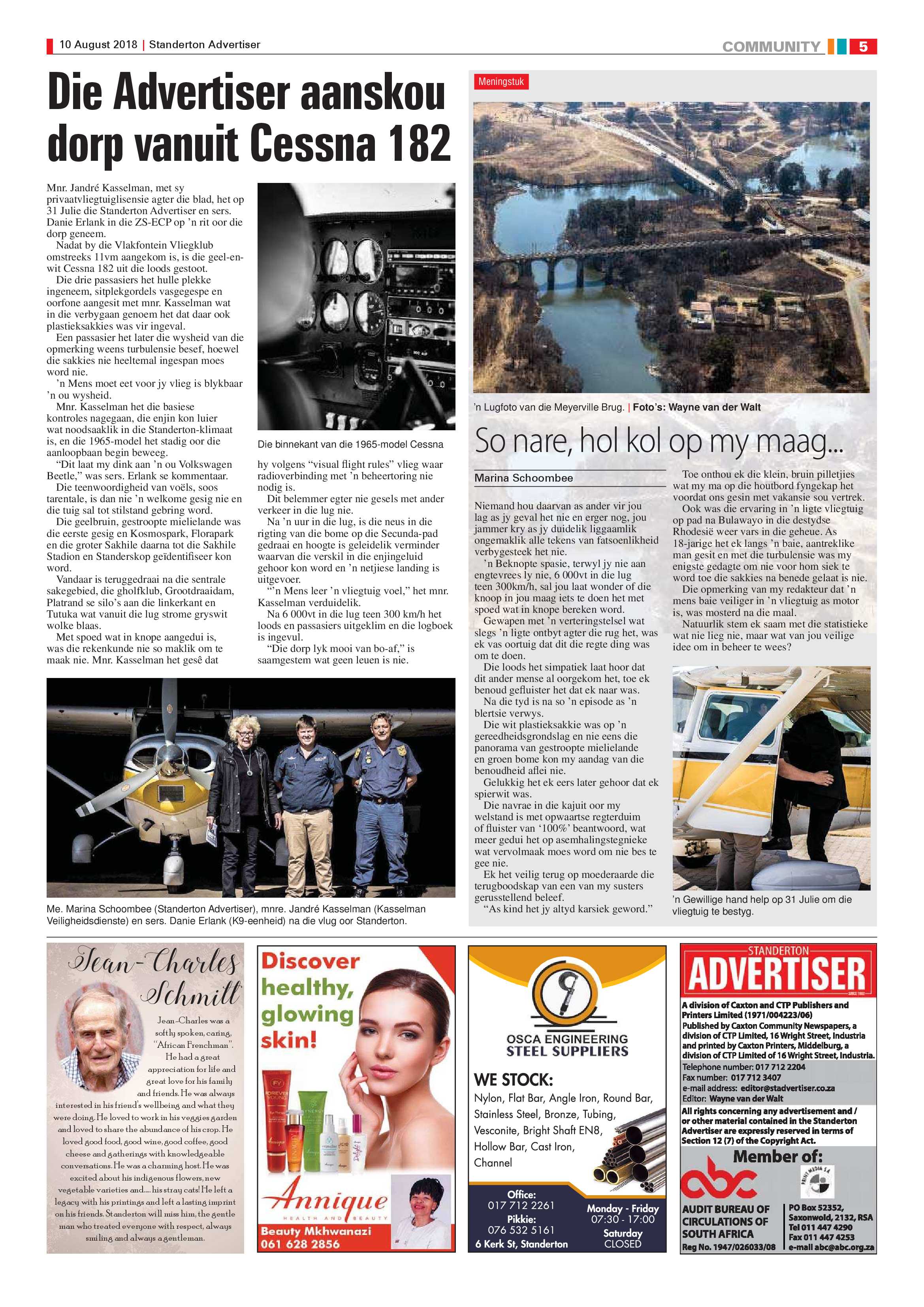 Standerton Advertiser 10 August 2018 page 5