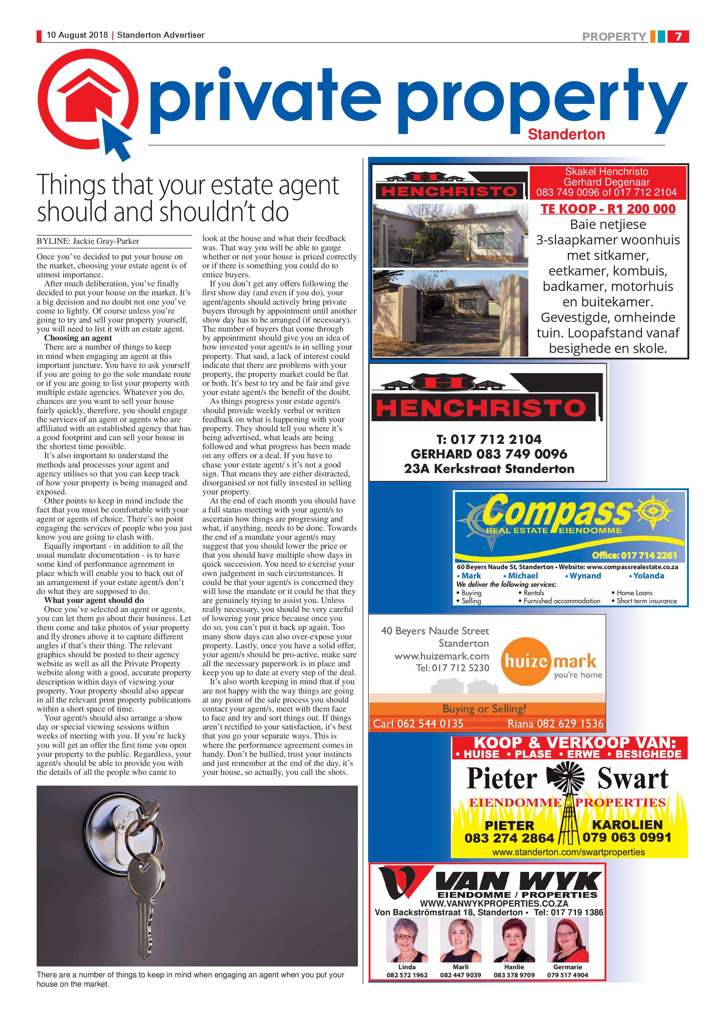 Standerton Advertiser 10 August 2018 page 7
