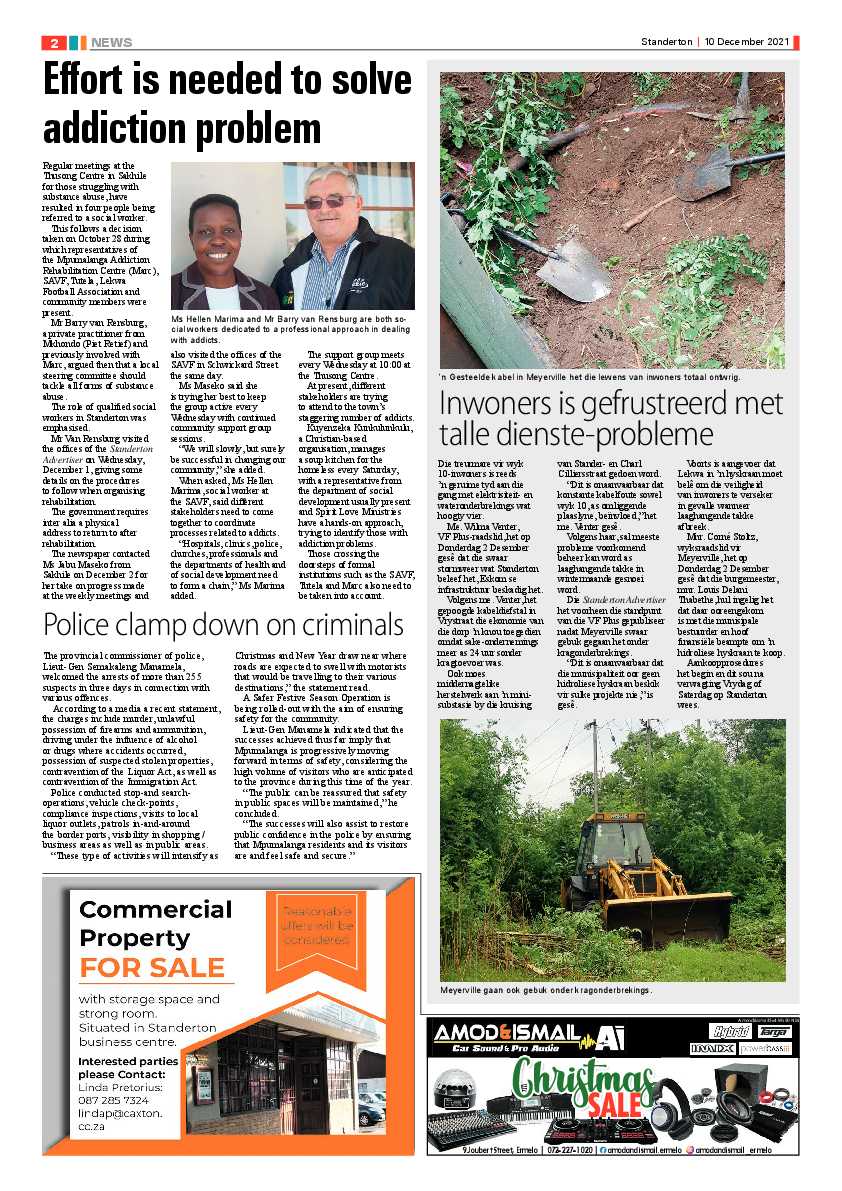 Standerton Advertiser 10 December 2021 page 2