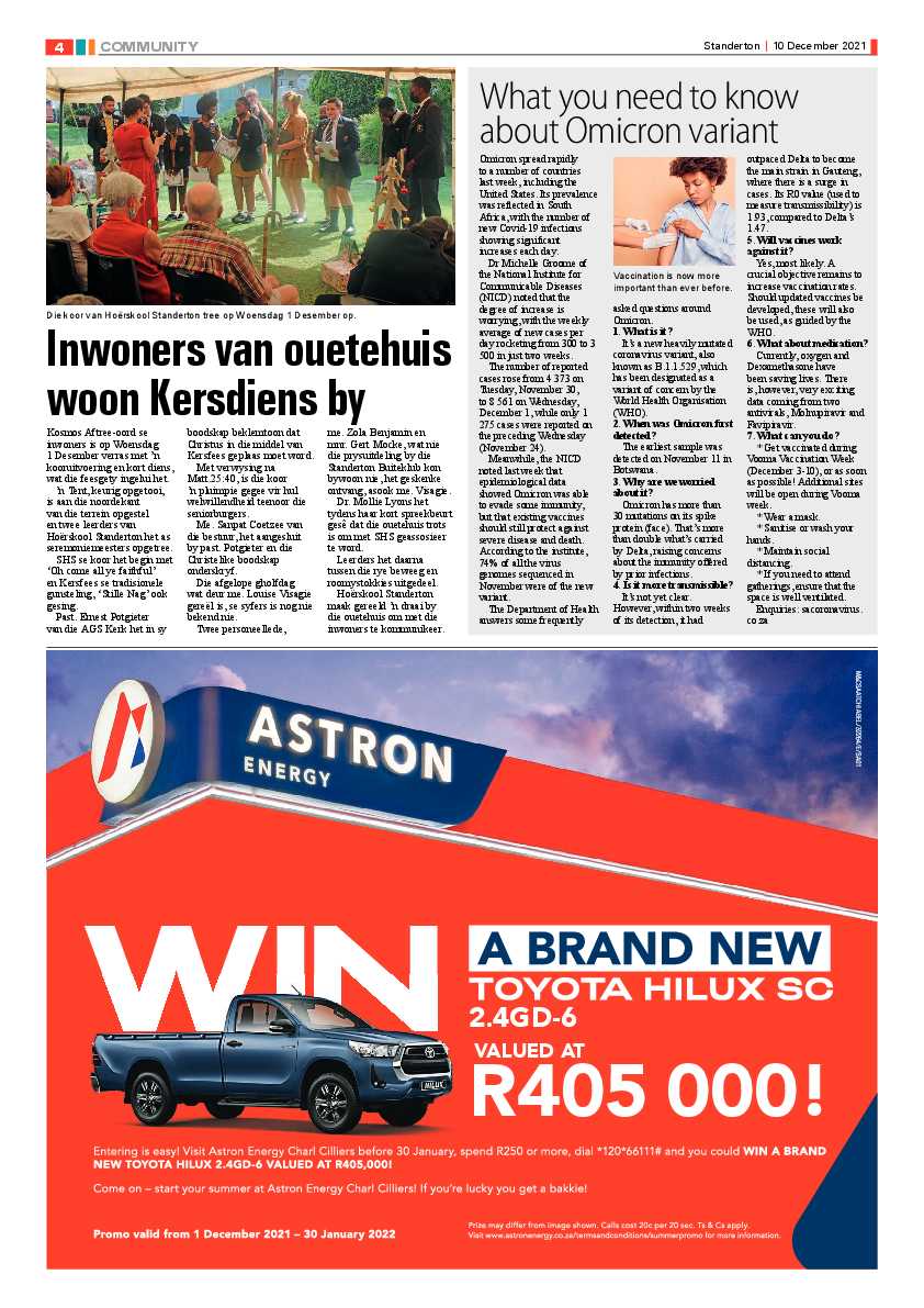 Standerton Advertiser 10 December 2021 page 4