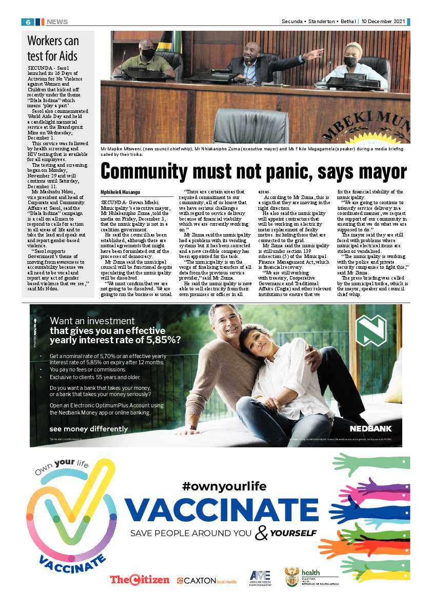 Standerton Advertiser 10 December 2021 page 6