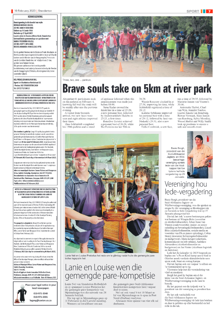 Standerton Advertiser 10 February 2023 page 7