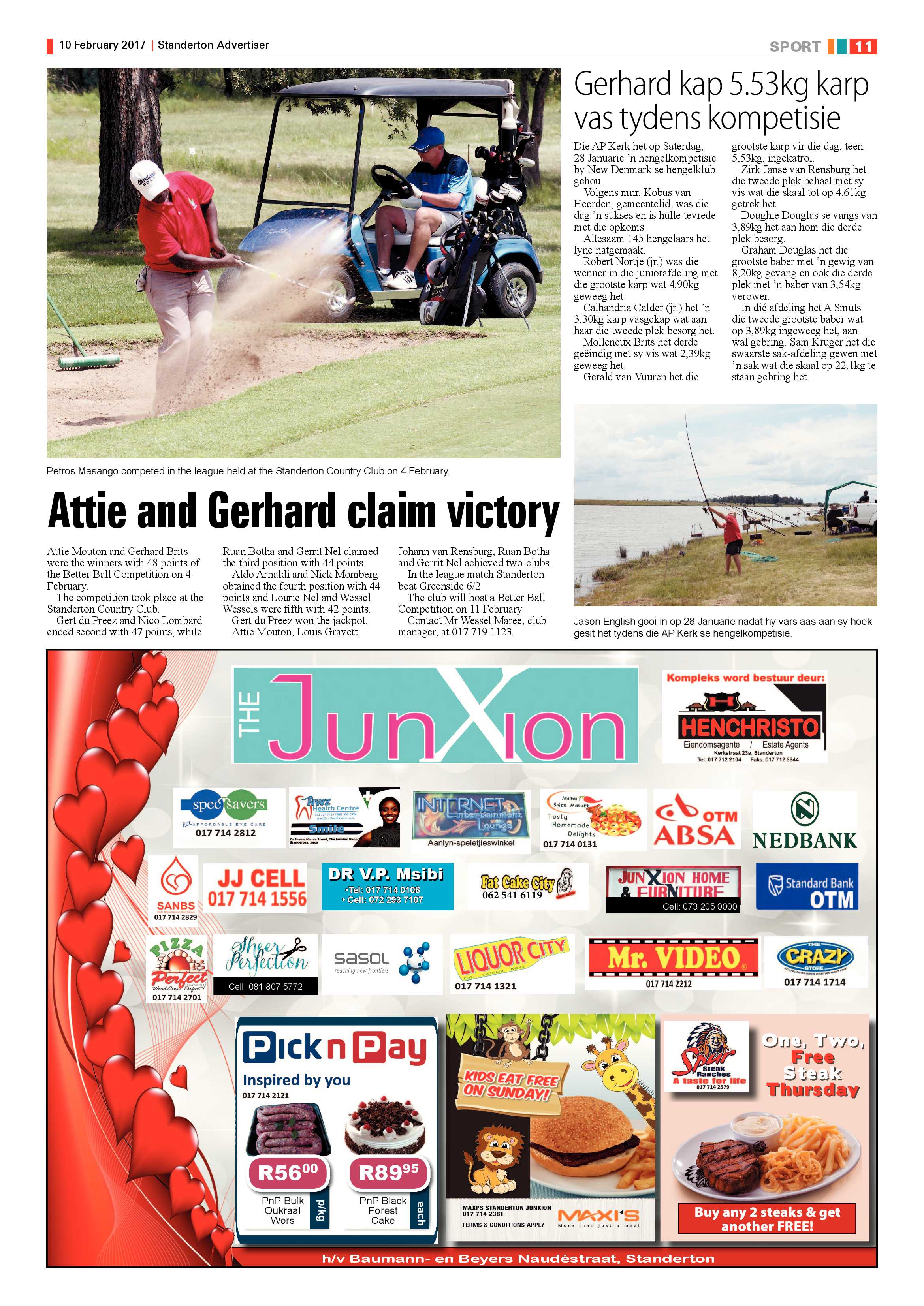 Standerton Advertiser 10 February 2017 page 11