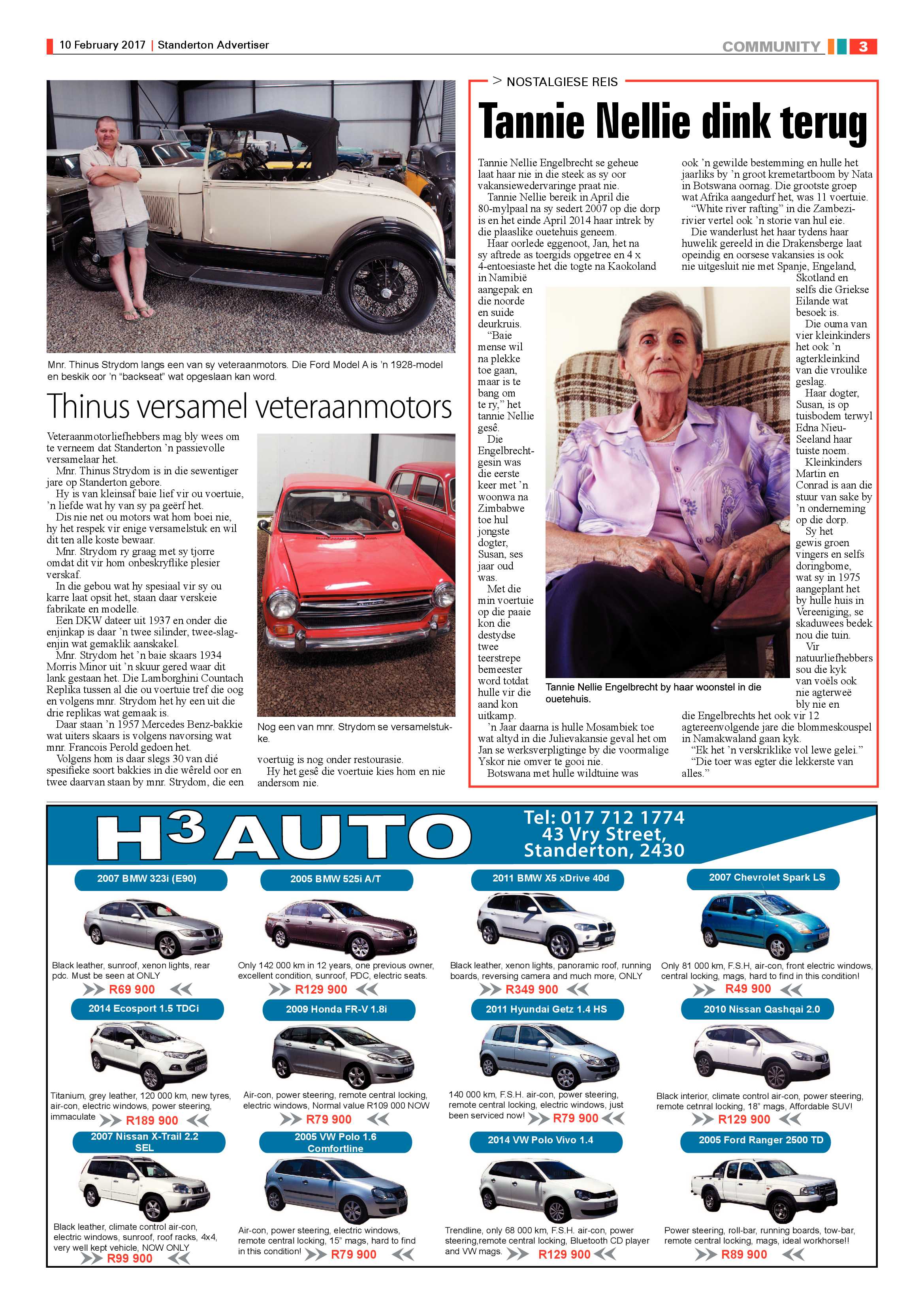Standerton Advertiser 10 February 2017 page 3