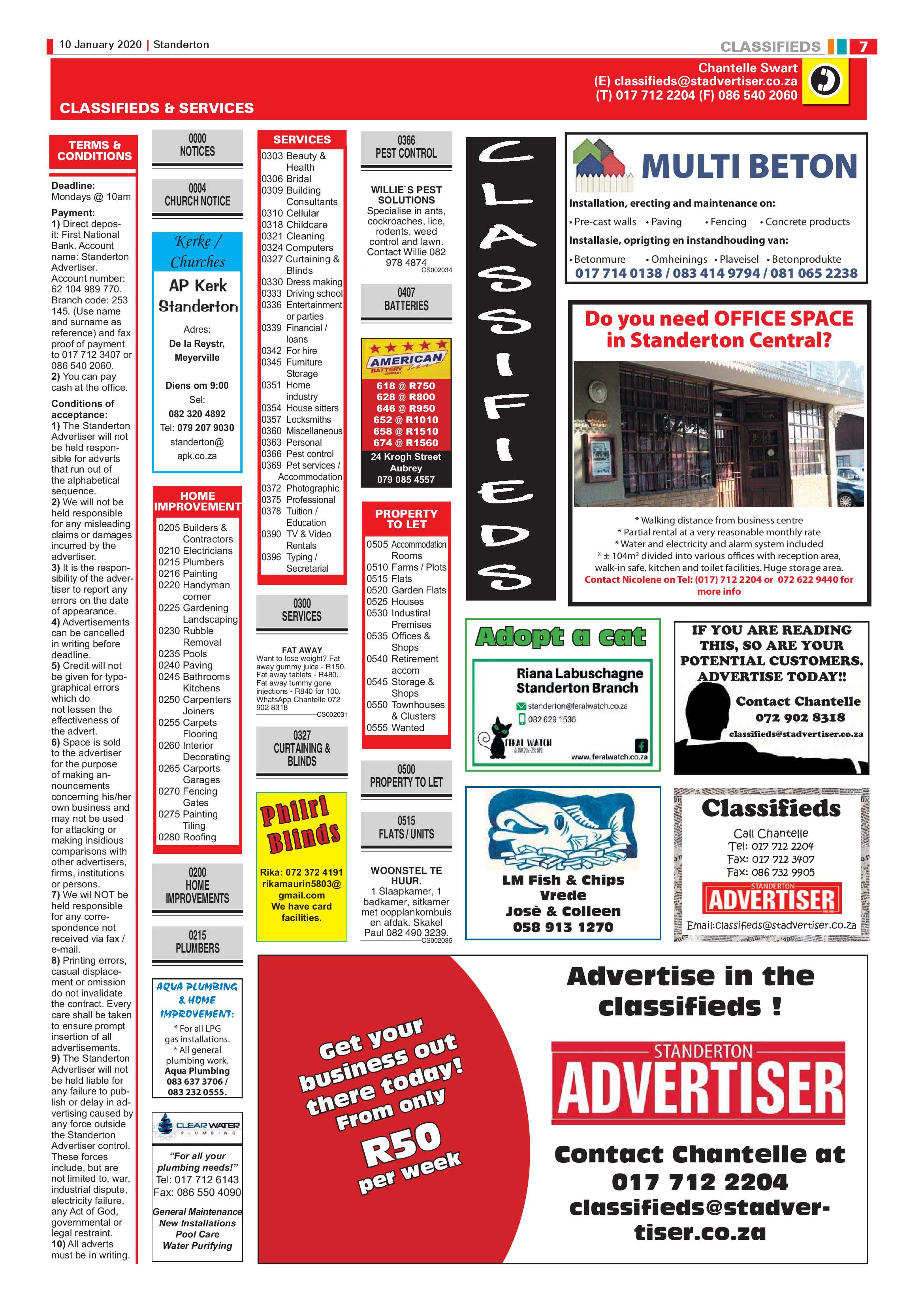 Standerton Advertiser 10 January 2020 page 7