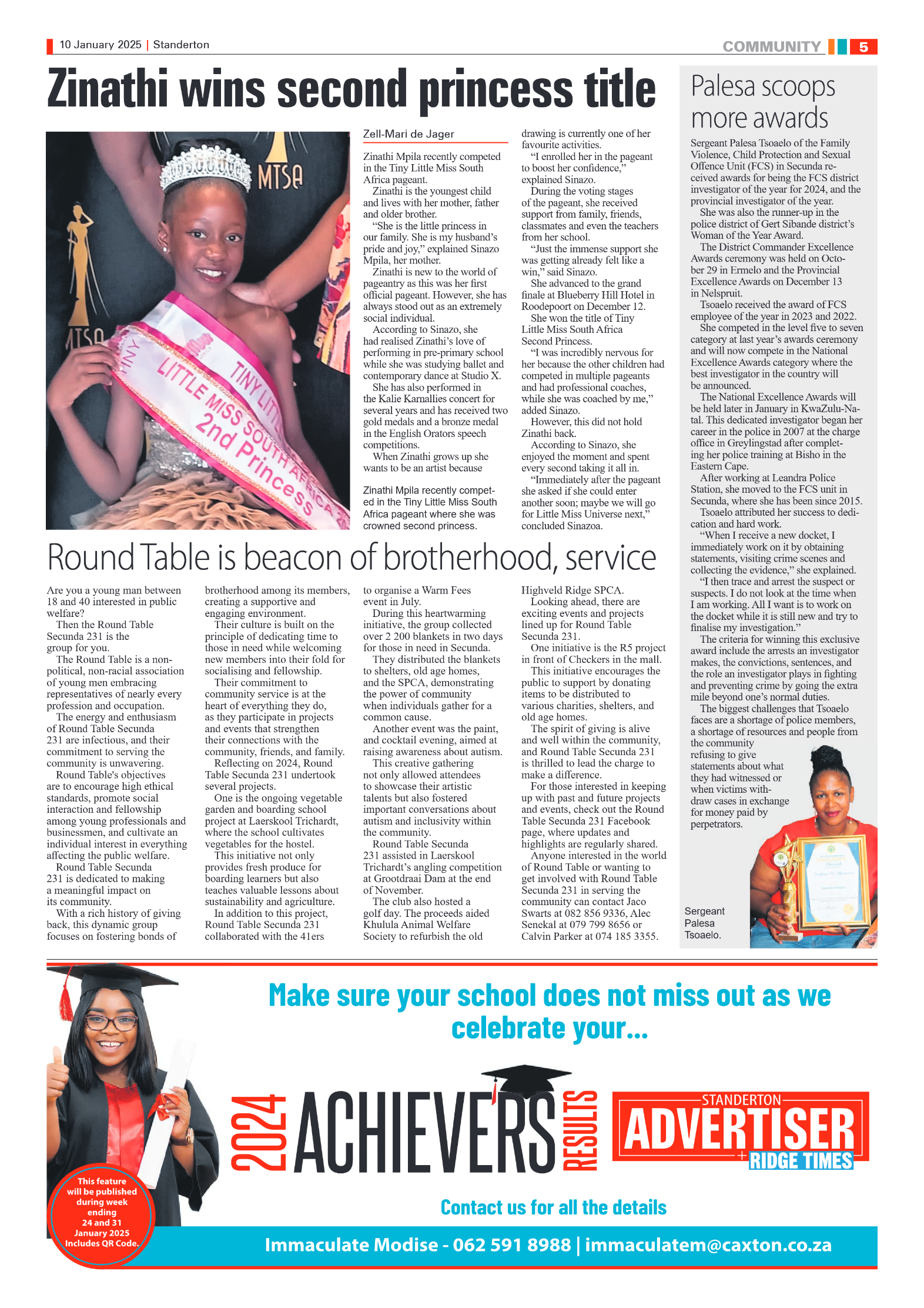 Standerton Advertiser 10 January 2025 page 5