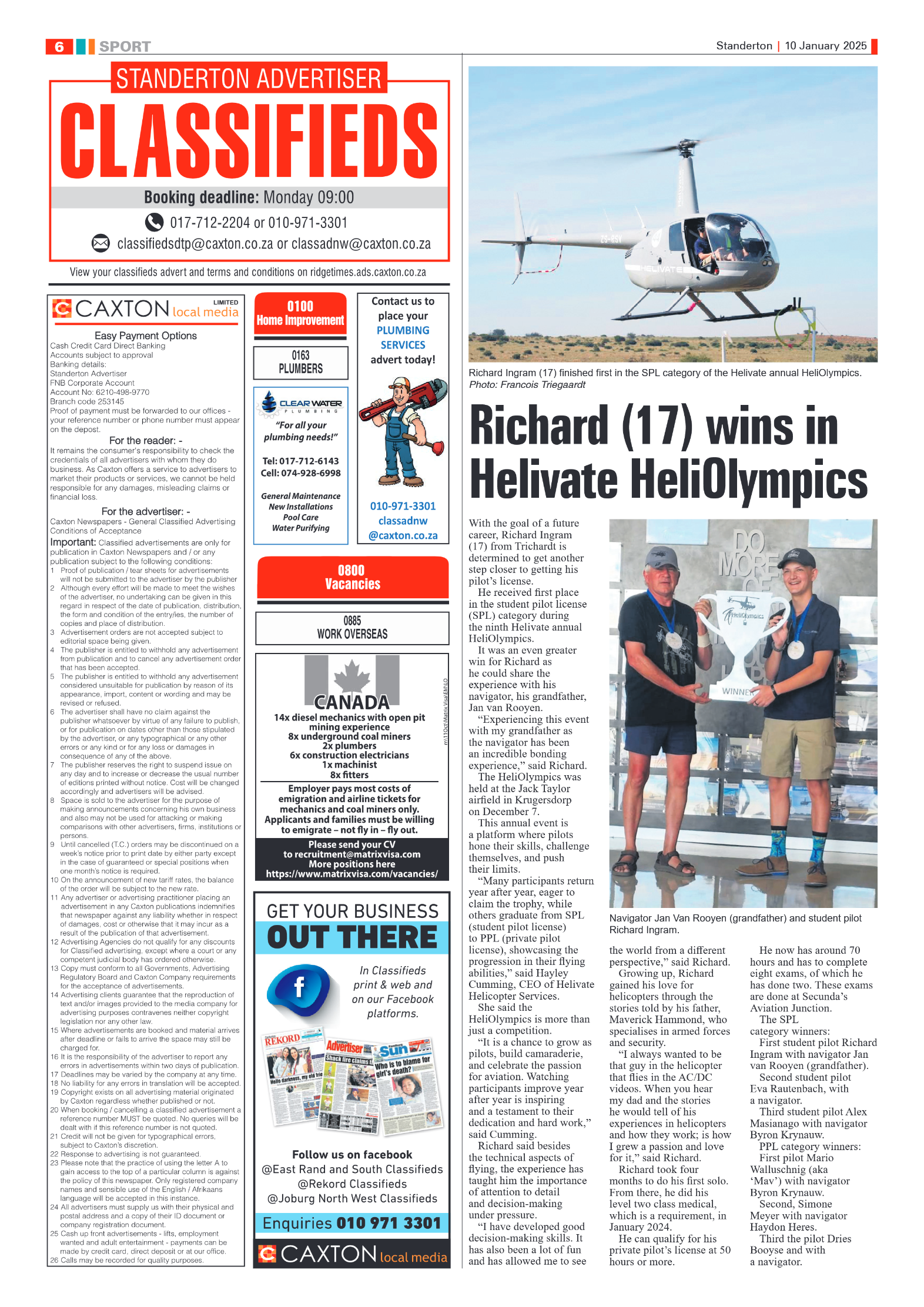 Standerton Advertiser 10 January 2025 page 6