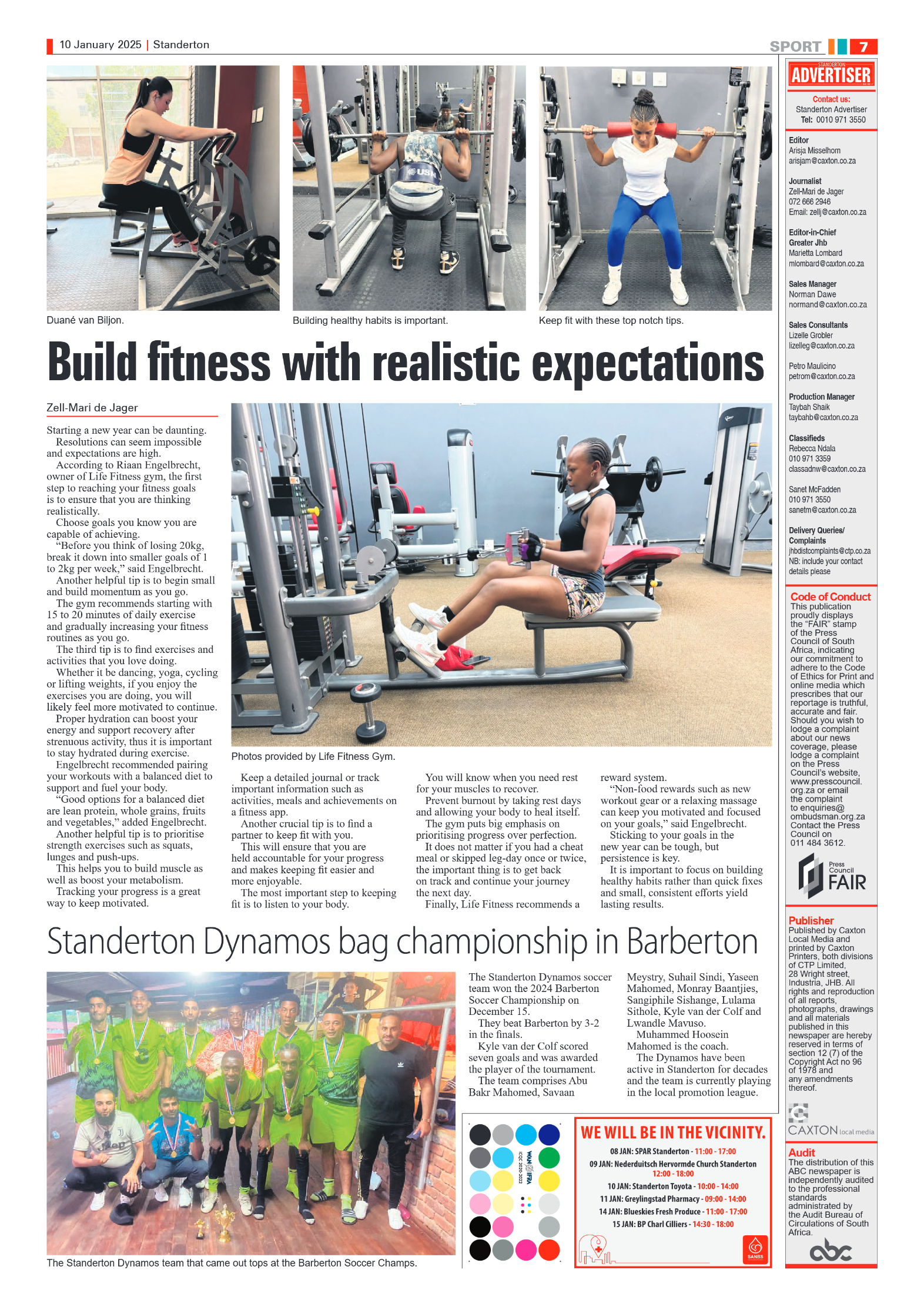 Standerton Advertiser 10 January 2025 page 7