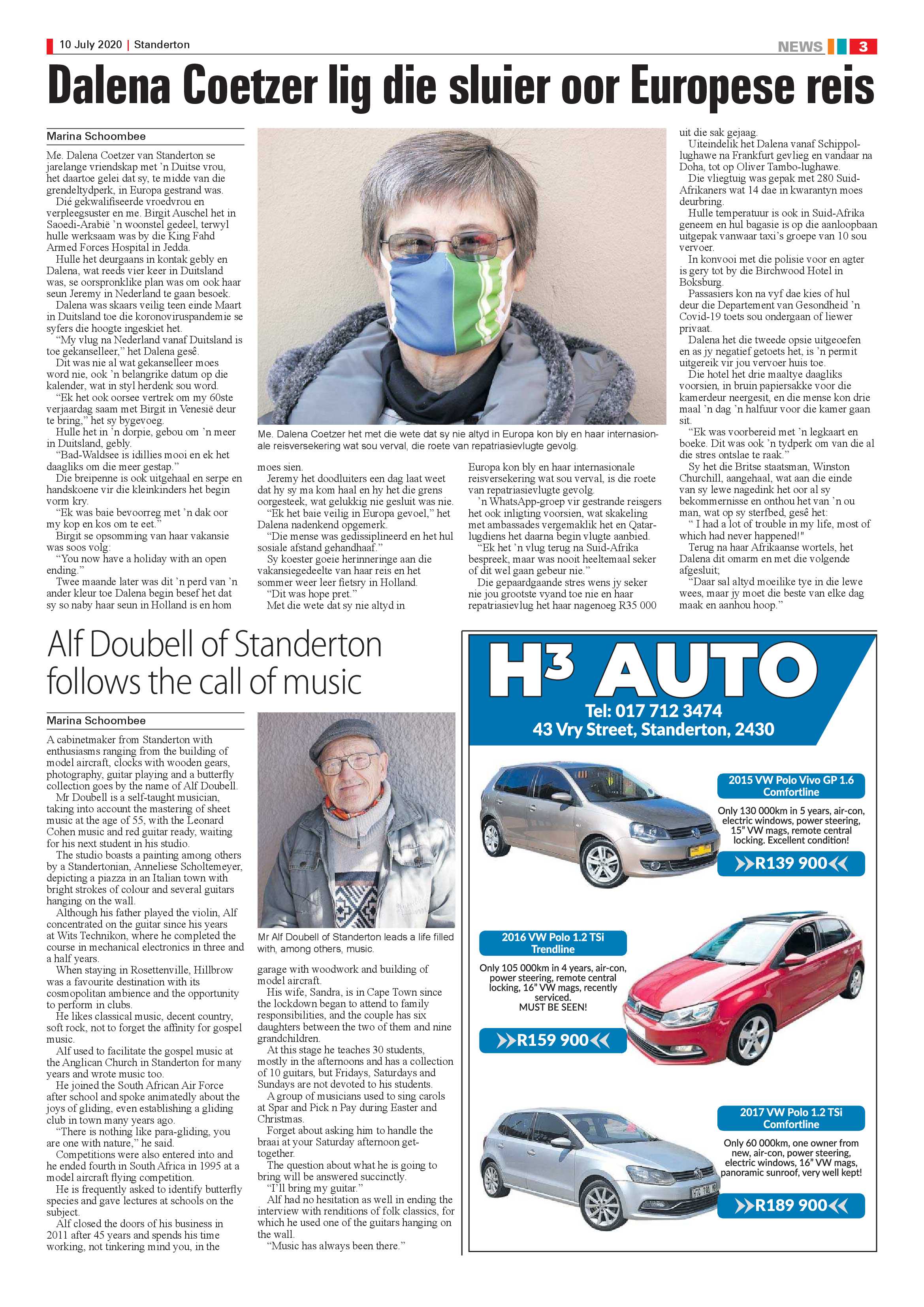 Standerton Advertiser 10 July 2020 page 3