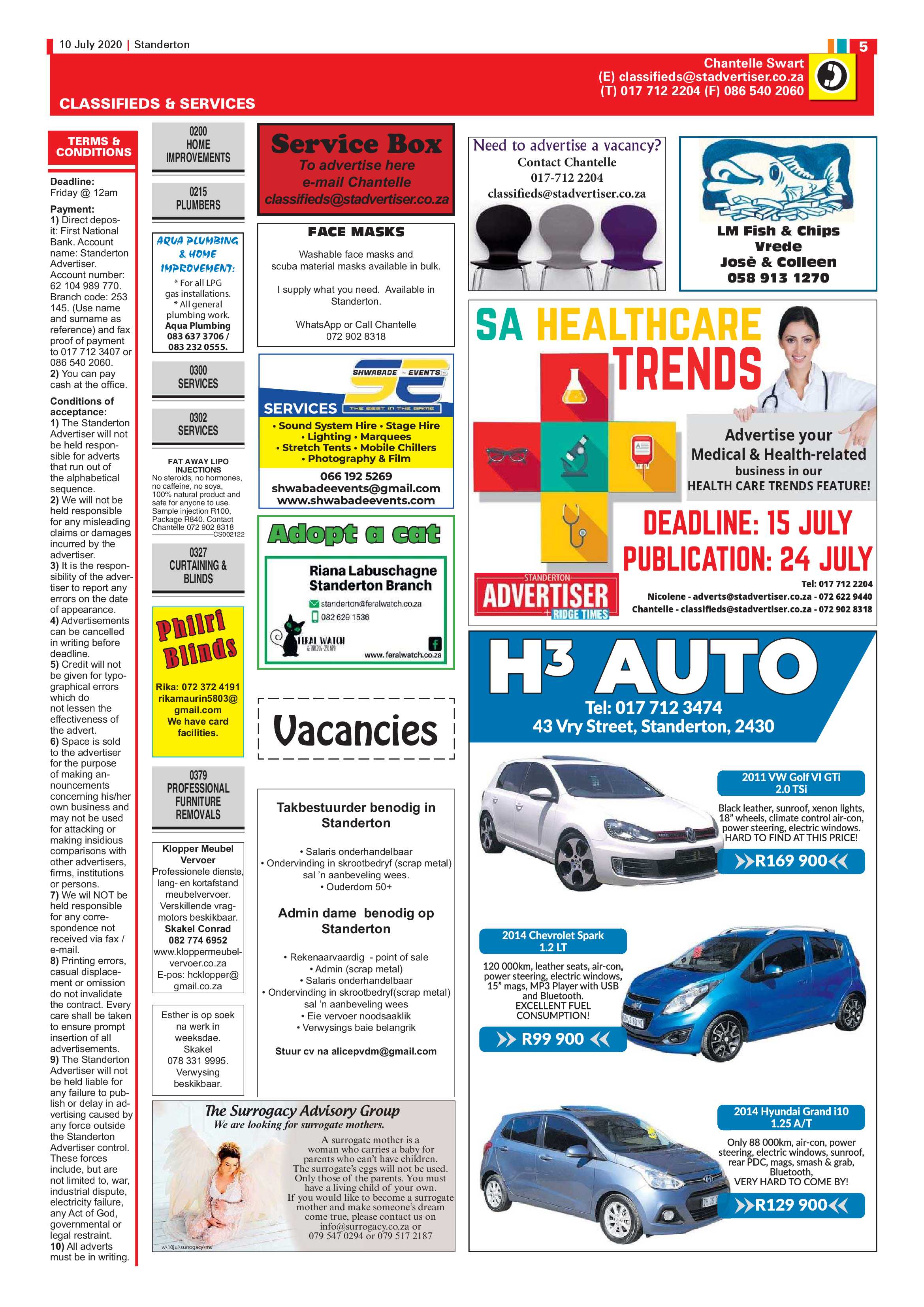 Standerton Advertiser 10 July 2020 page 5