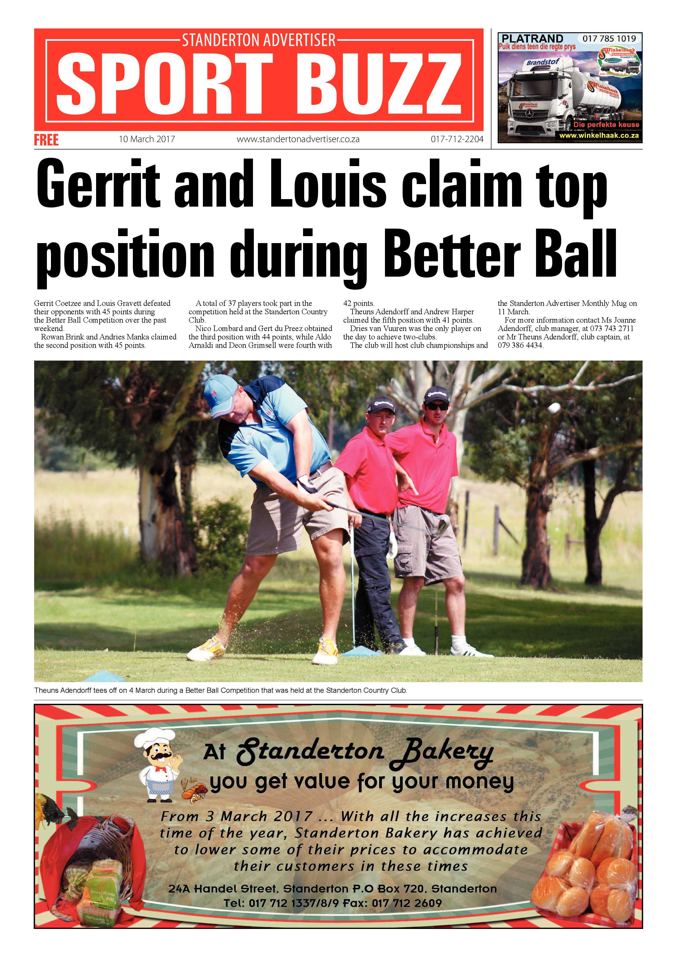 Standerton Advertiser 10 March 2017 page 12