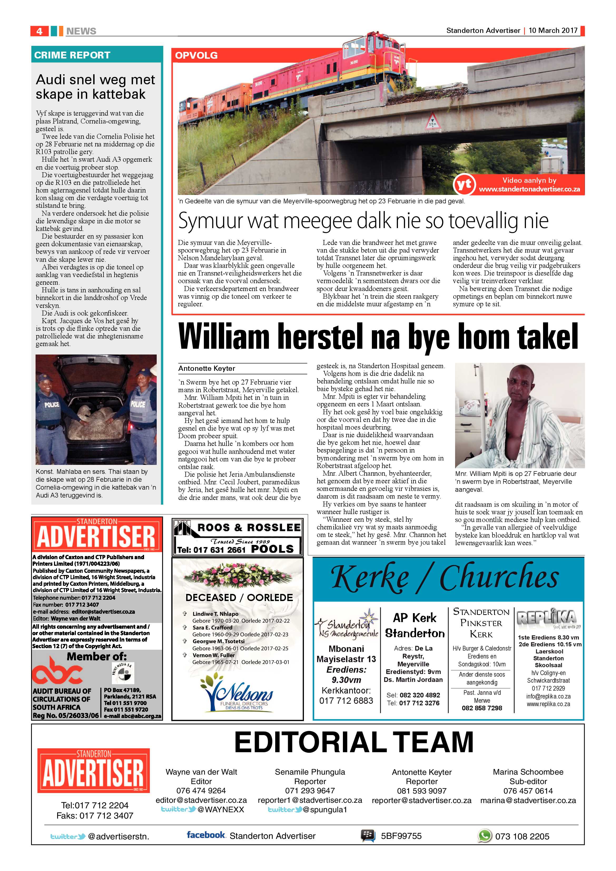 Standerton Advertiser 10 March 2017 page 4