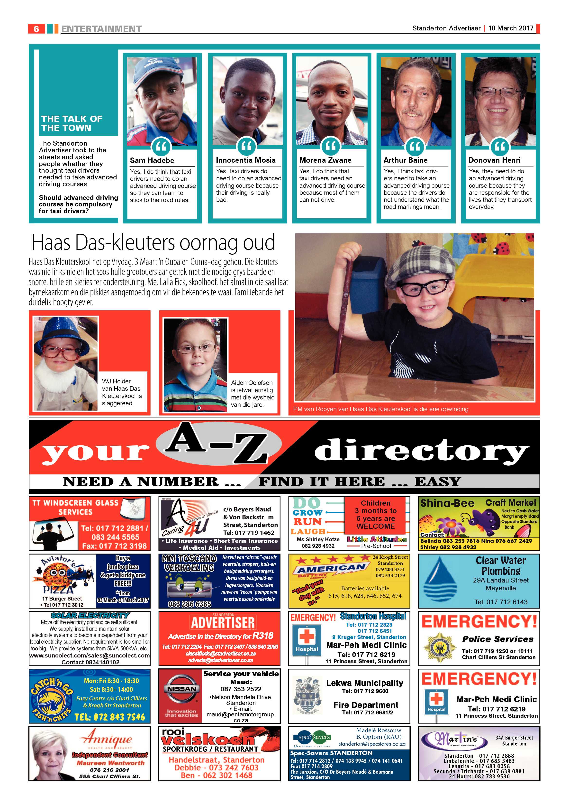 Standerton Advertiser 10 March 2017 page 6