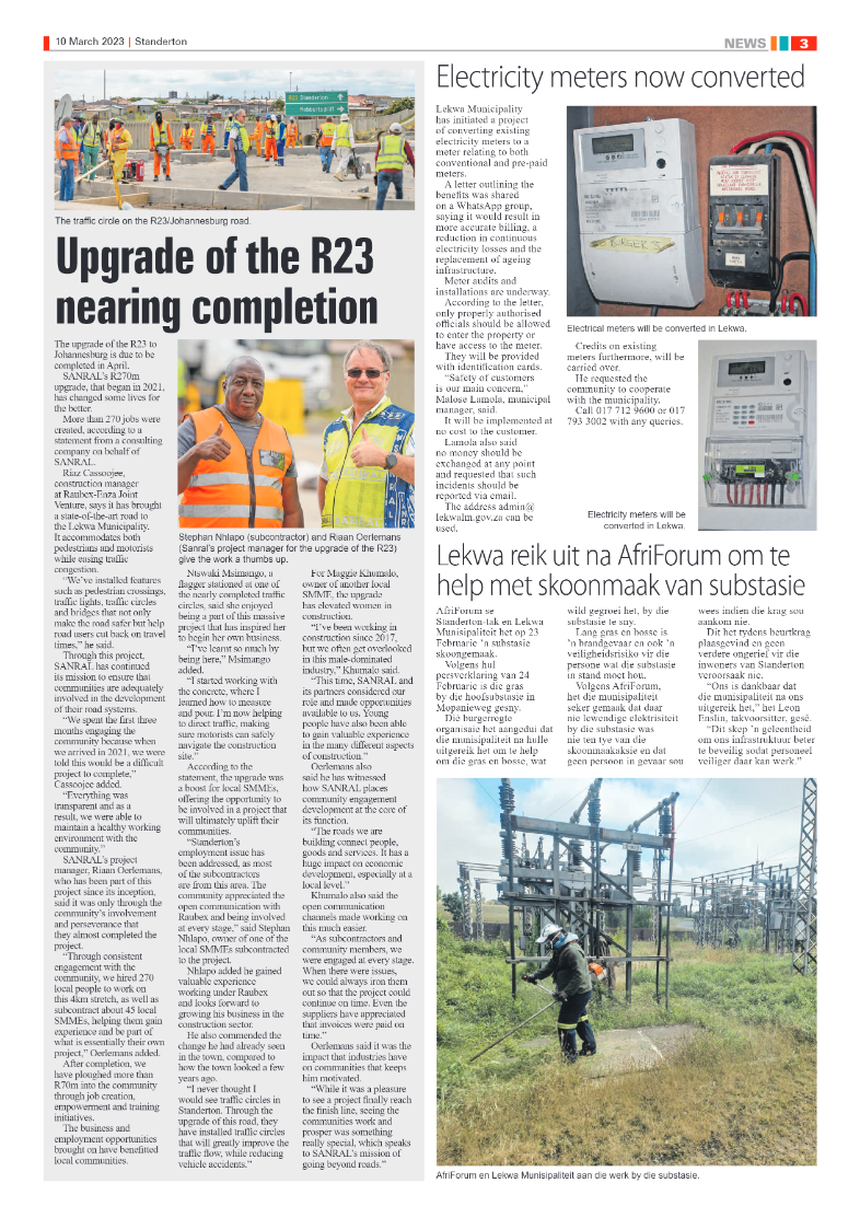 Standerton Advertiser 10 March 2023 page 3