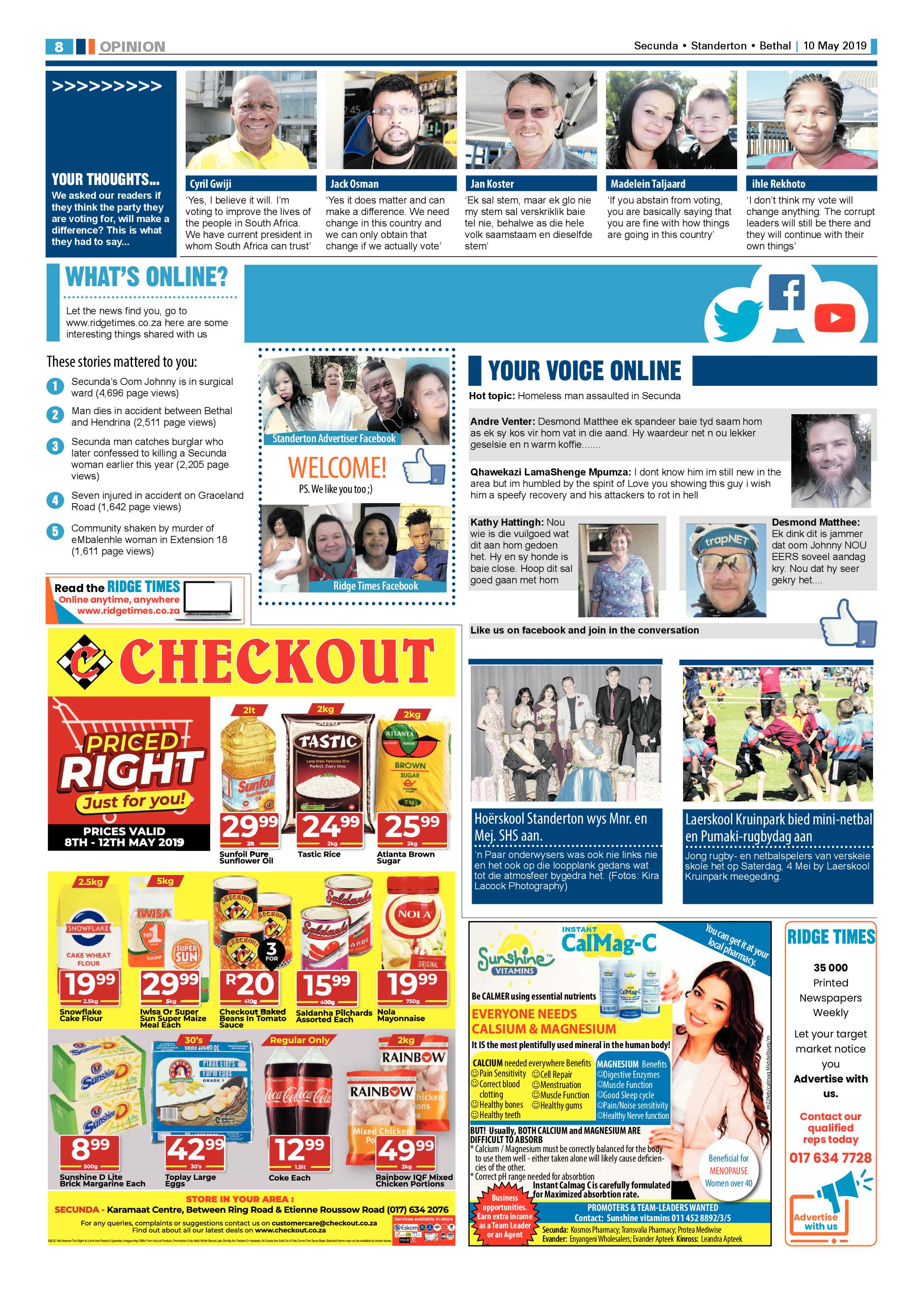 Standerton Advertiser 10 May 2019 page 12