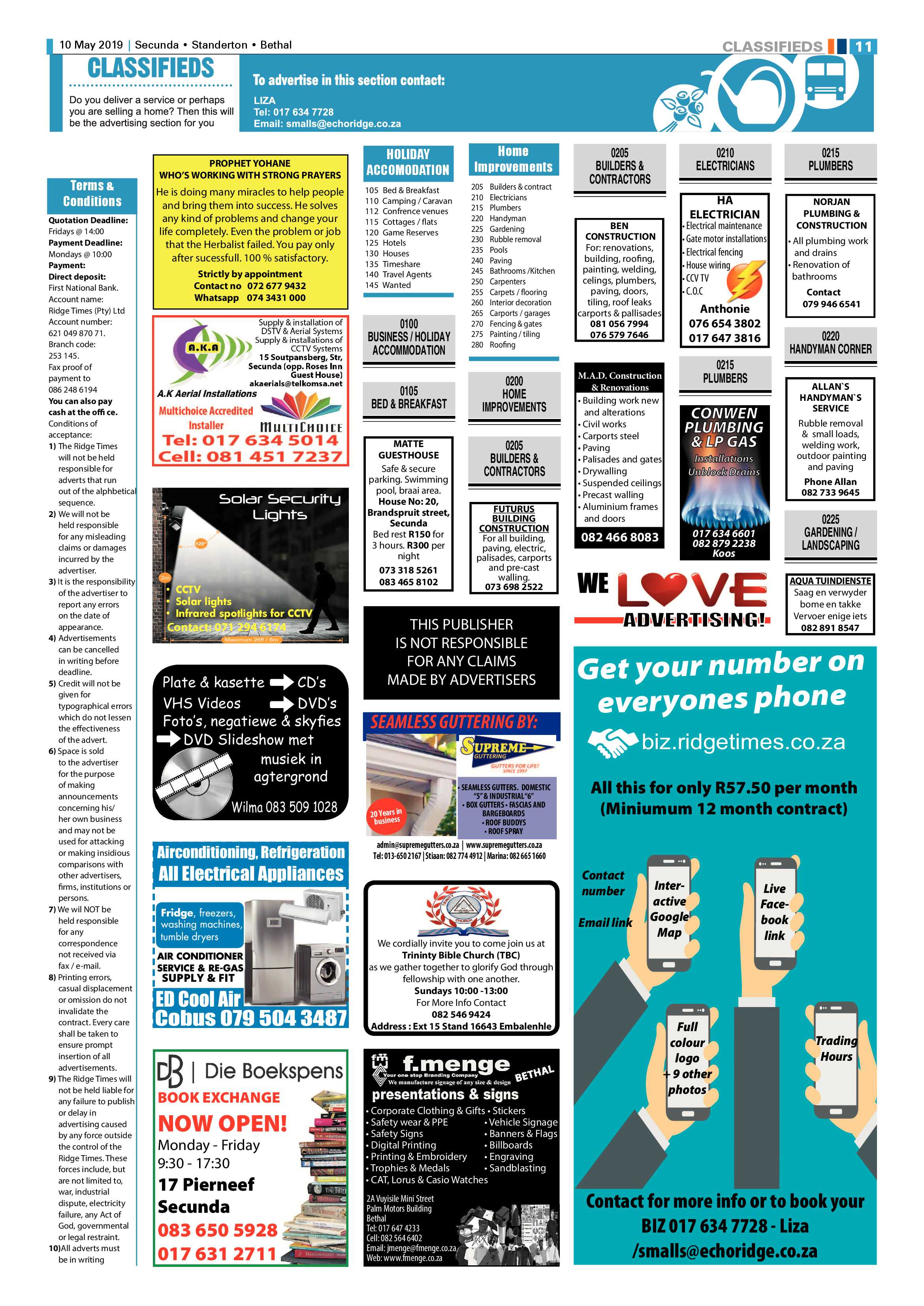 Standerton Advertiser 10 May 2019 page 15