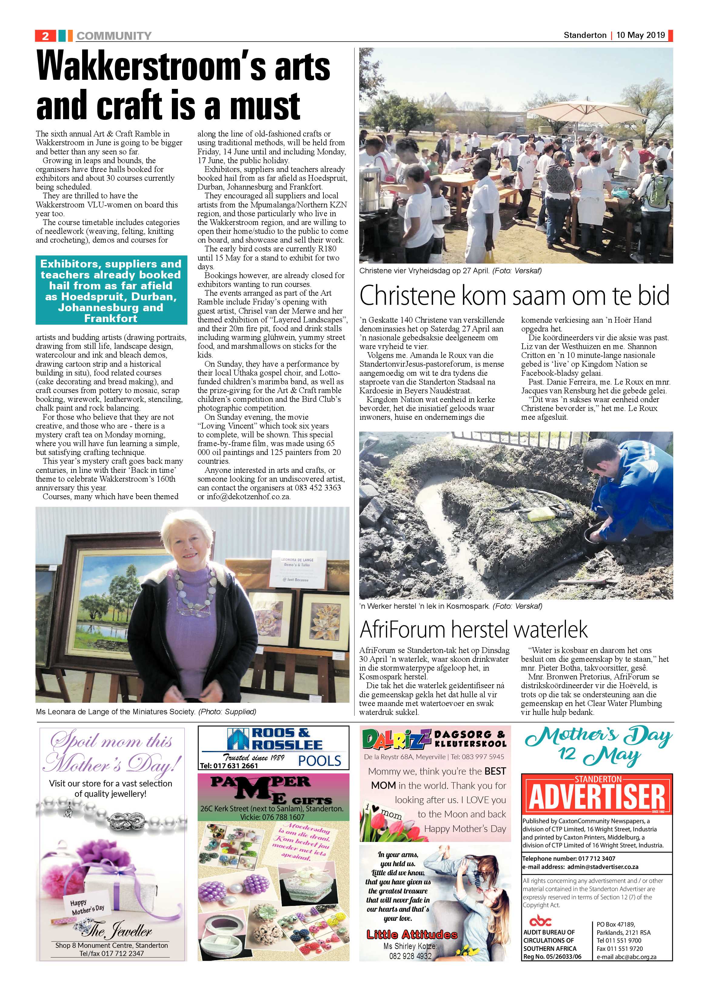 Standerton Advertiser 10 May 2019 page 2