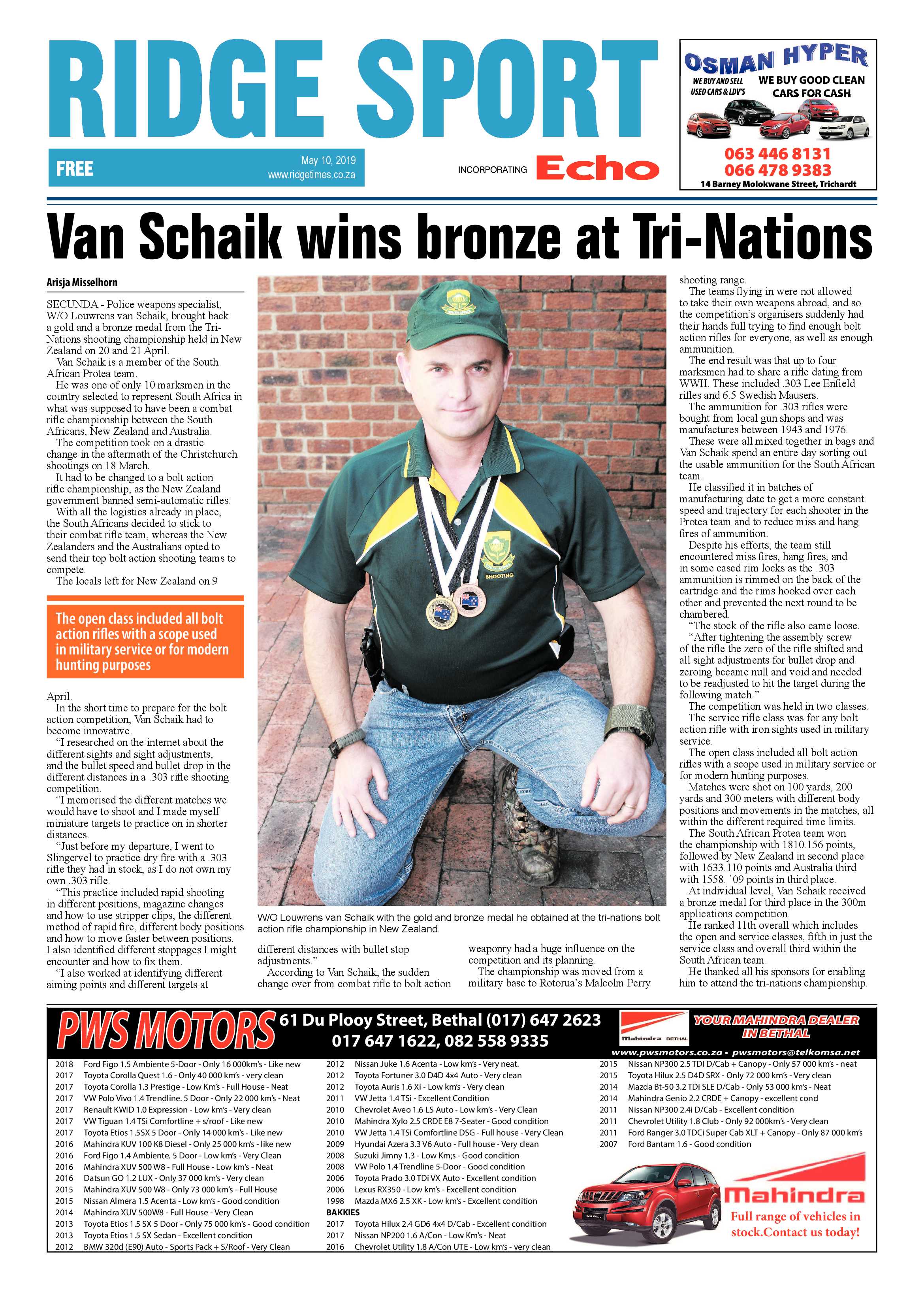Standerton Advertiser 10 May 2019 page 20