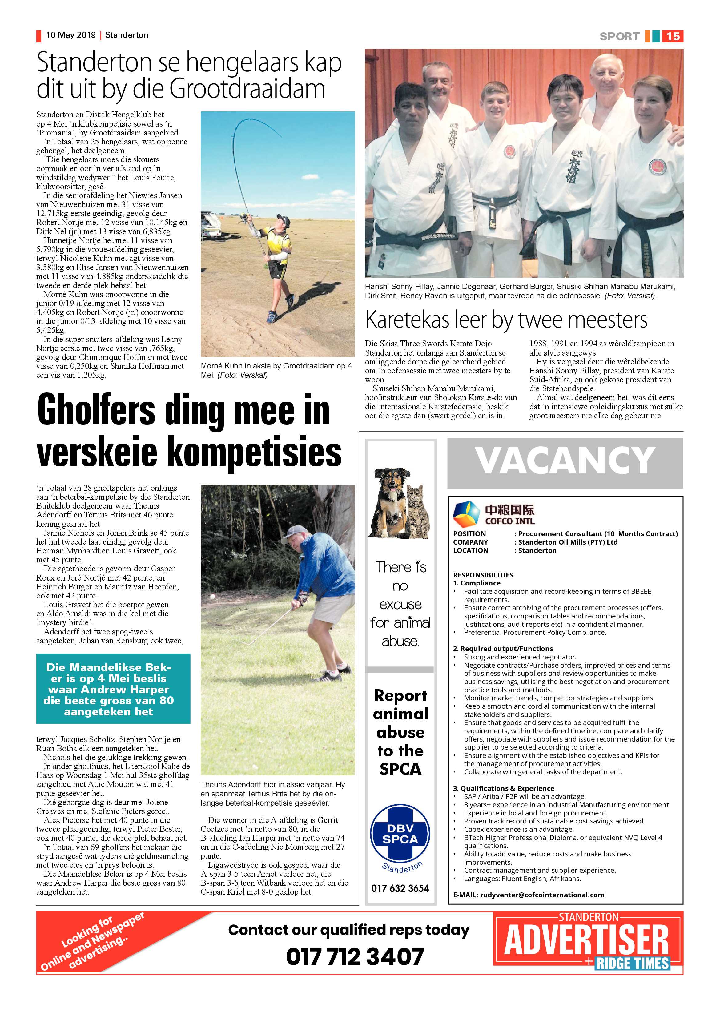 Standerton Advertiser 10 May 2019 page 23
