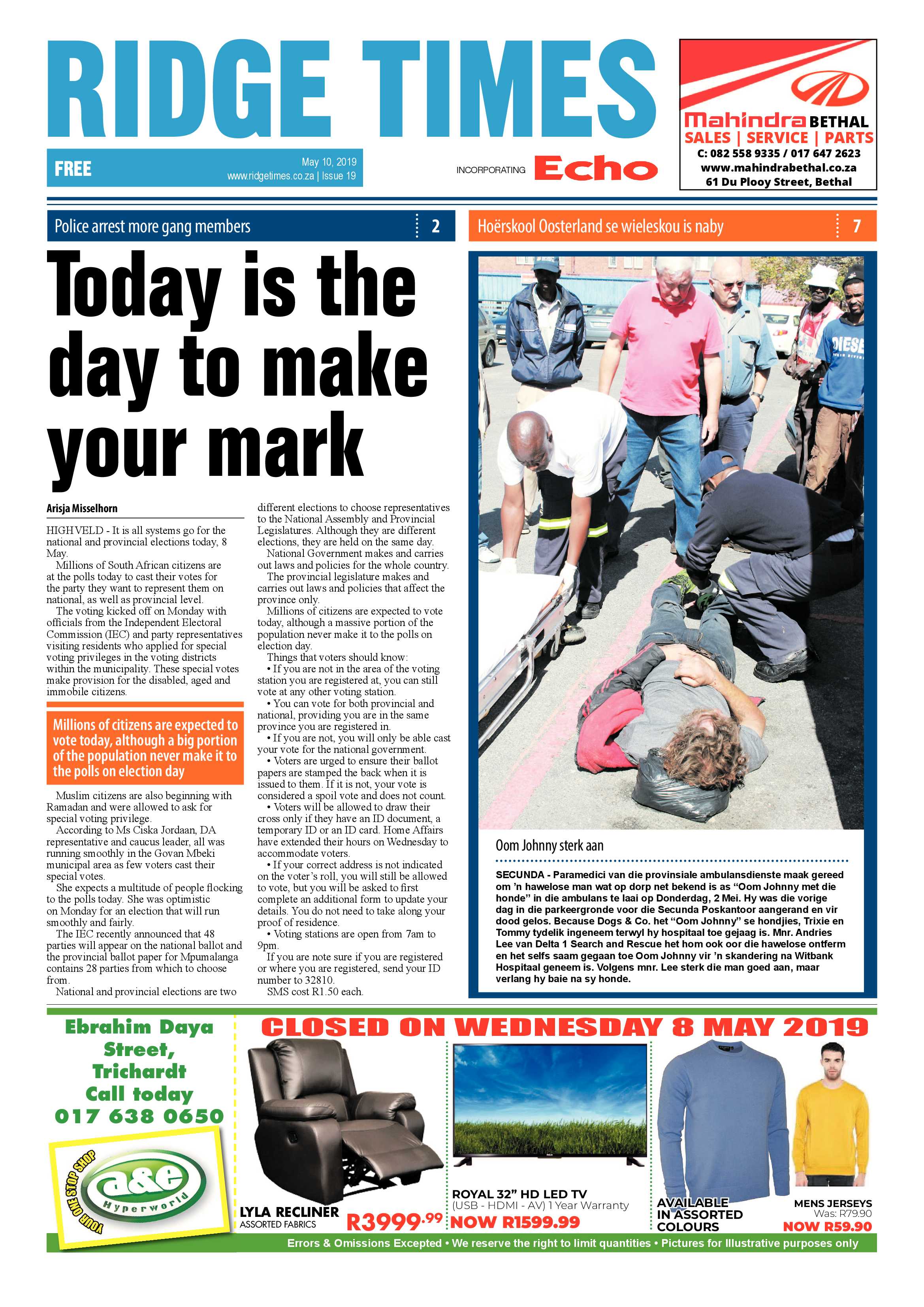 Standerton Advertiser 10 May 2019 page 5