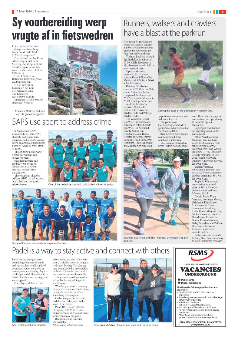 Standerton Advertiser 10 May 2024 page 7