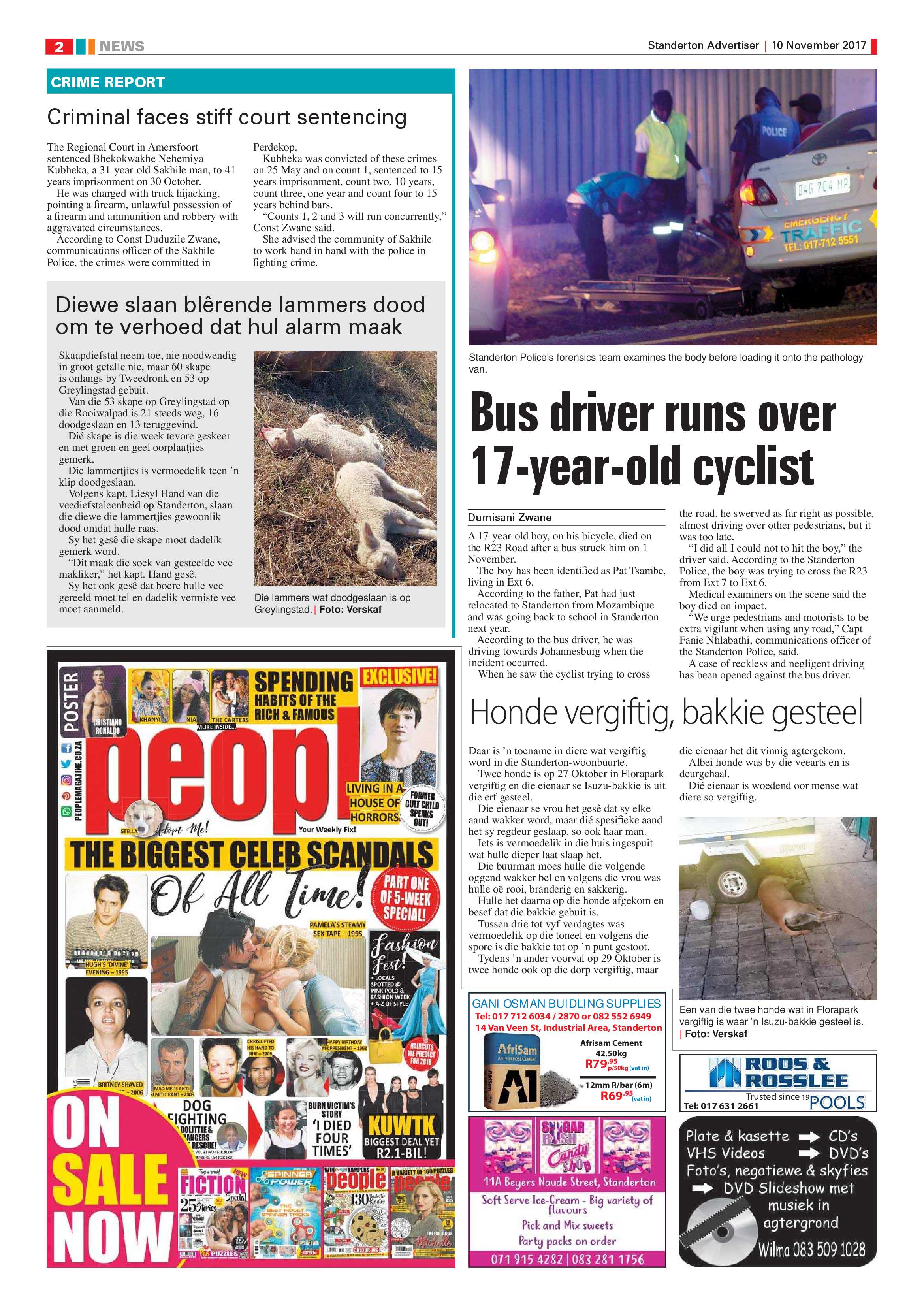 Standerton Advertiser 10 November 2017 page 2