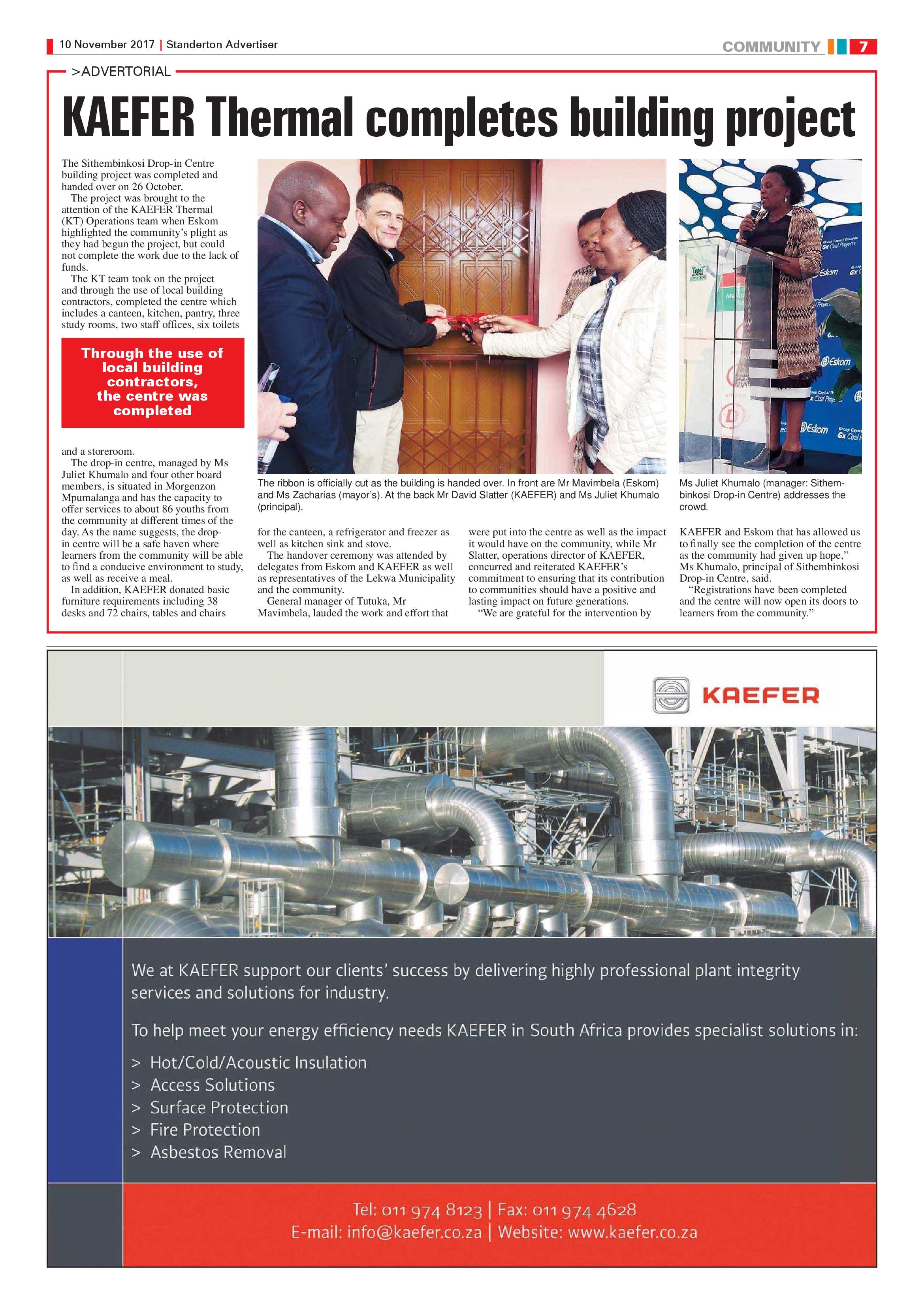 Standerton Advertiser 10 November 2017 page 7