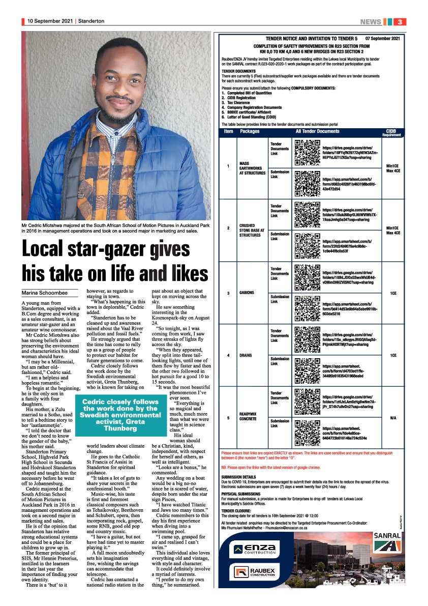 Standerton Advertiser 10 September 2021 page 3