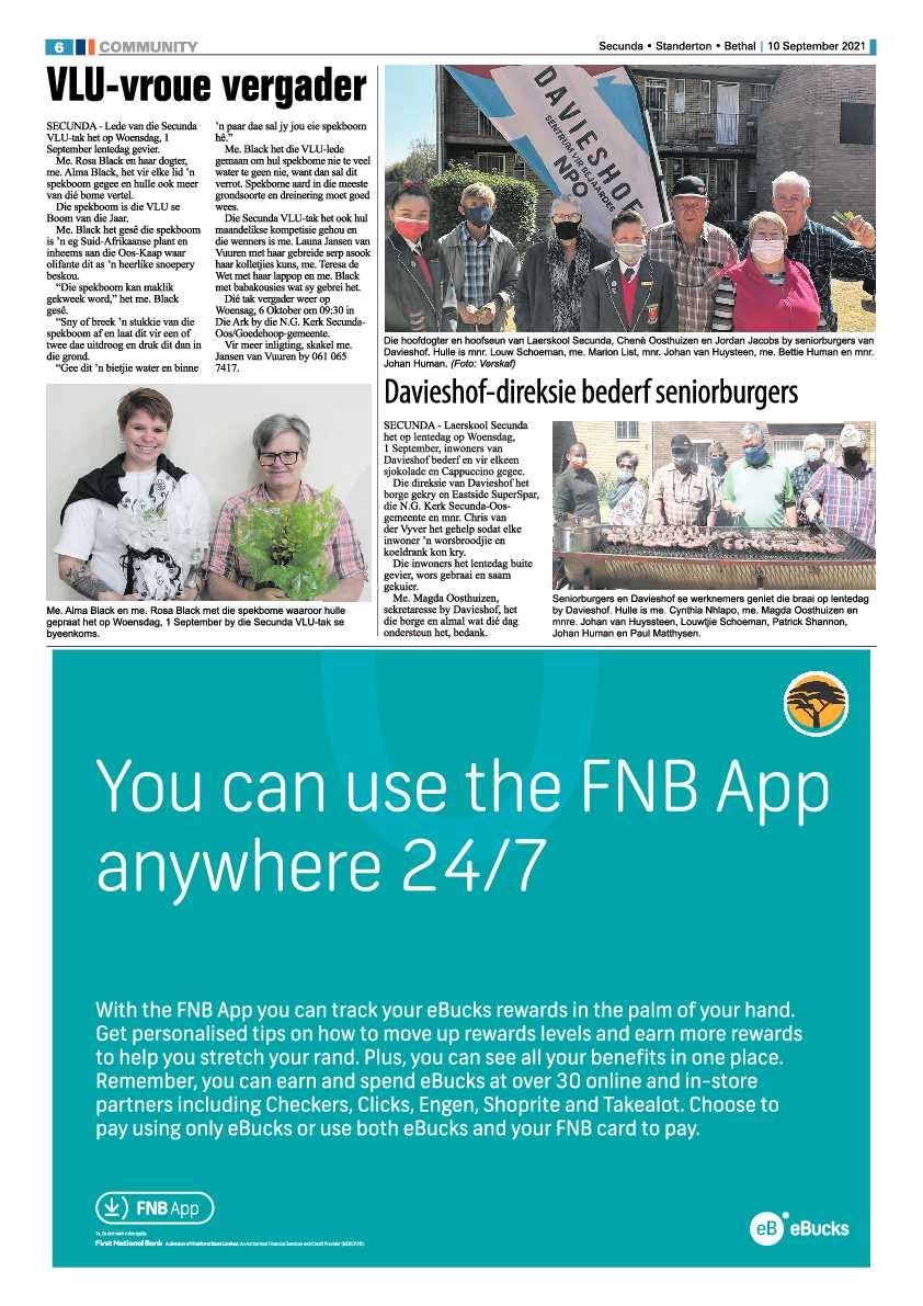 Standerton Advertiser 10 September 2021 page 6