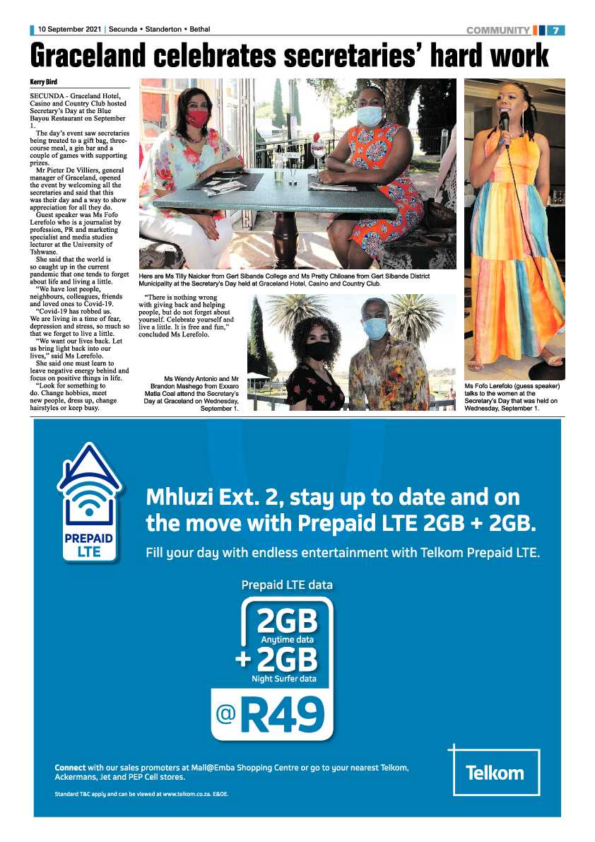 Standerton Advertiser 10 September 2021 page 7
