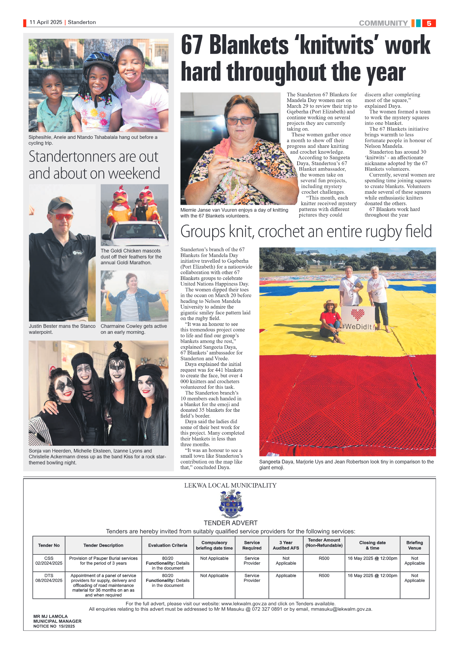 Standerton Advertiser 11 April 2025 page 5