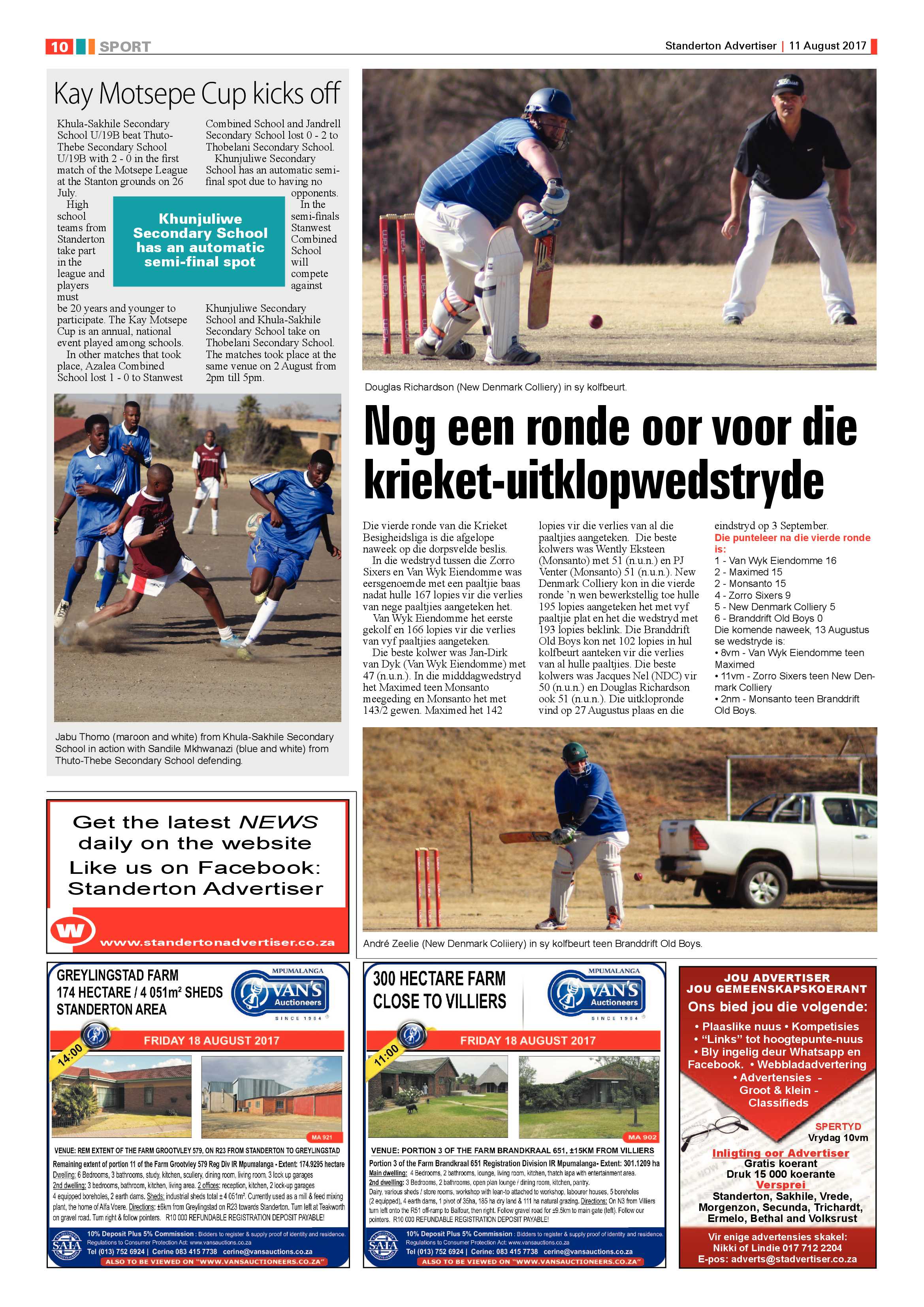 Standerton Advertiser 11 August 2017 page 10