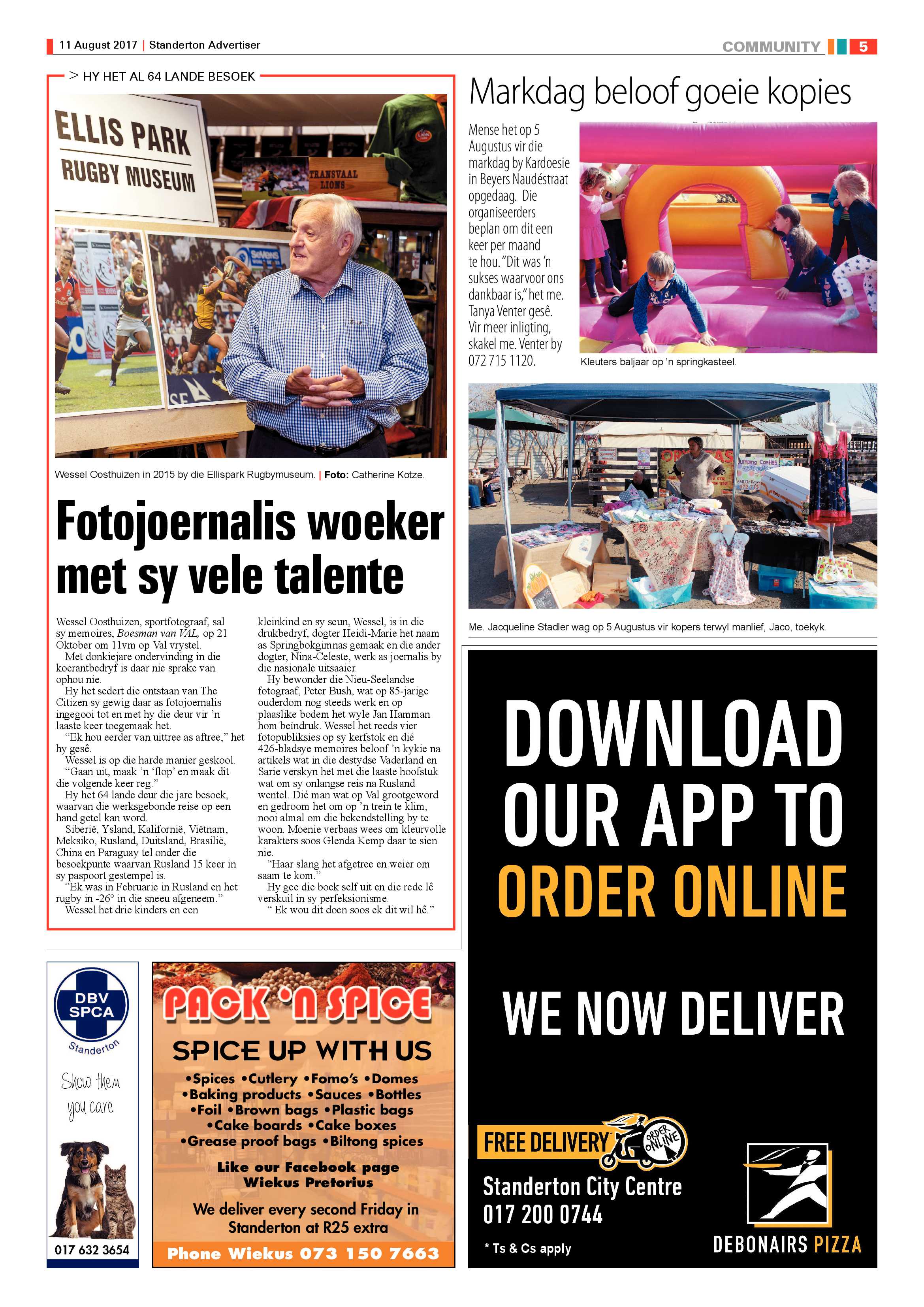 Standerton Advertiser 11 August 2017 page 5