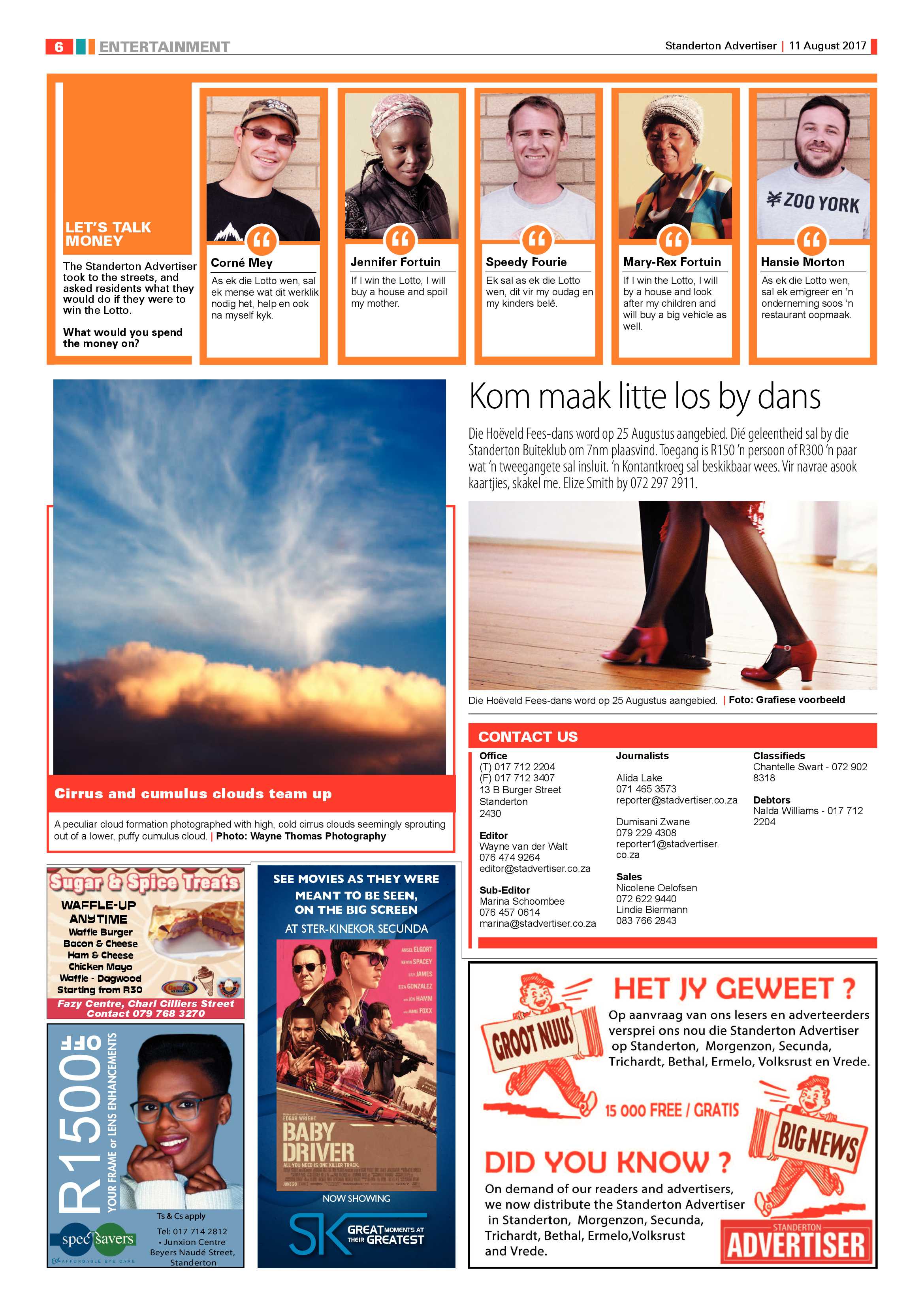 Standerton Advertiser 11 August 2017 page 6
