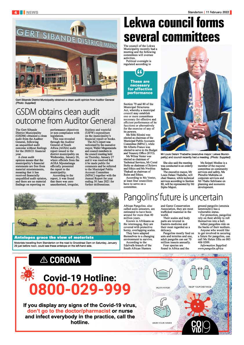 Standerton Advertiser 11 February 2022 page 4